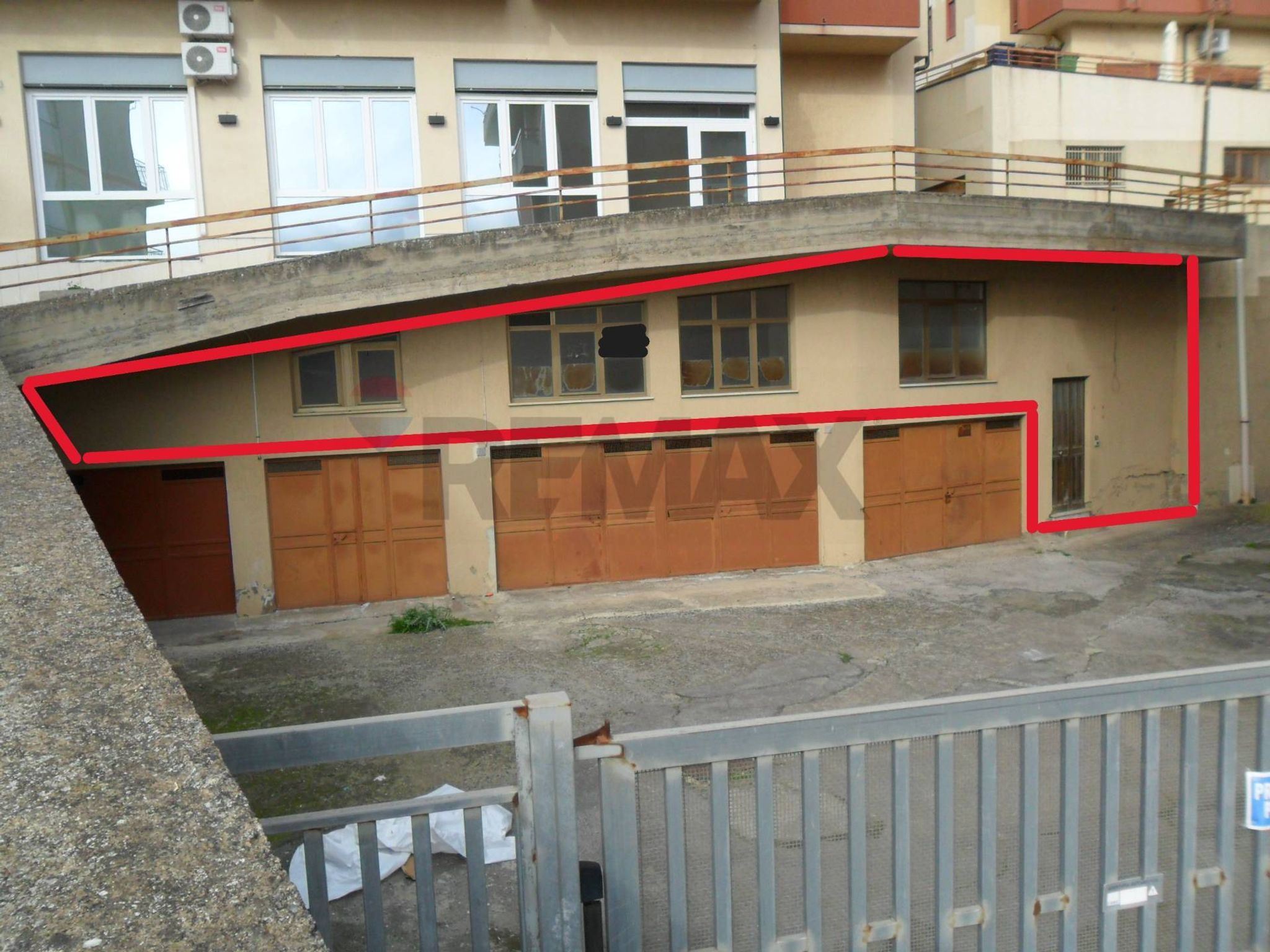 Edificio all'aperto