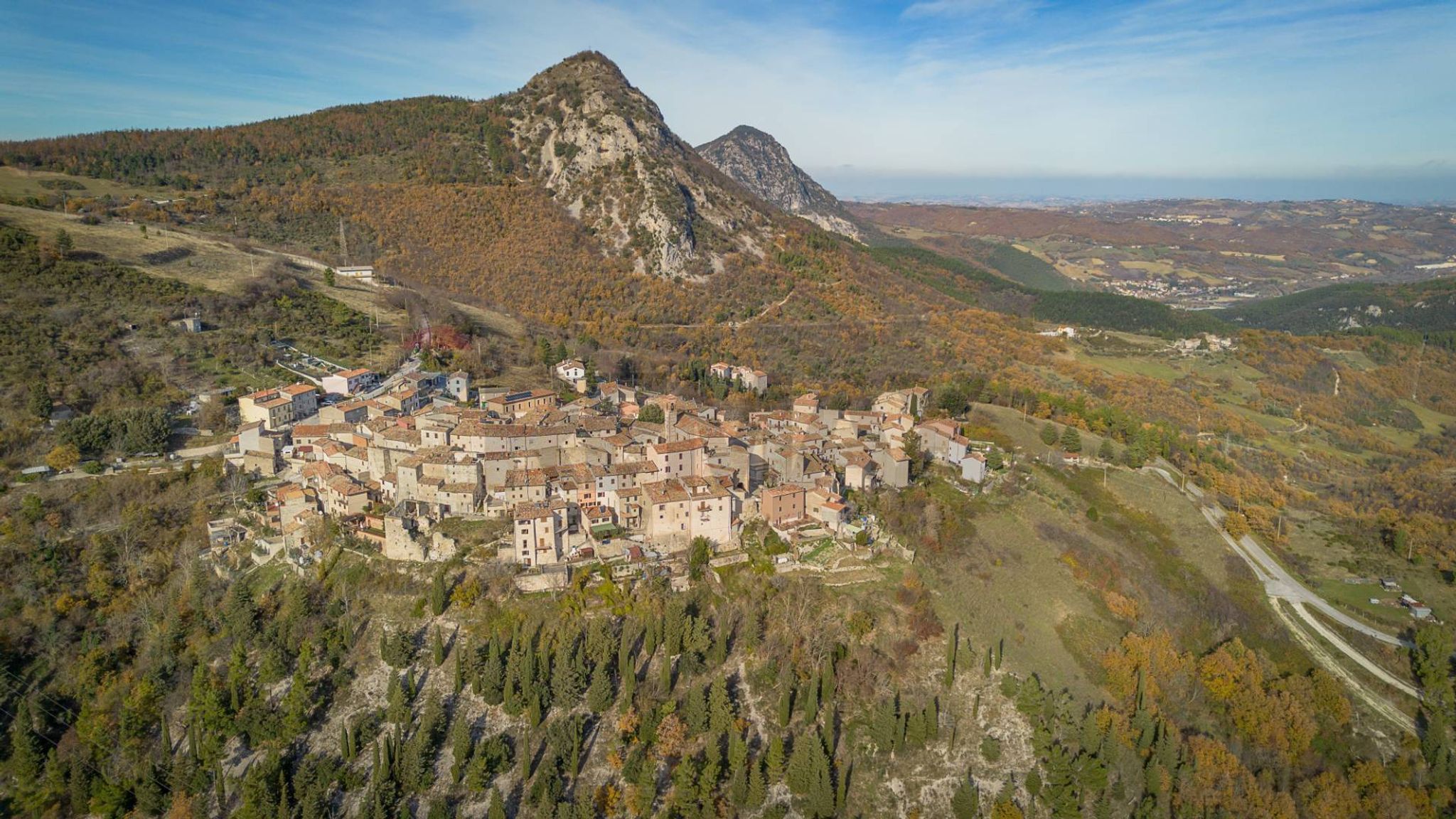 Vista delle montagne