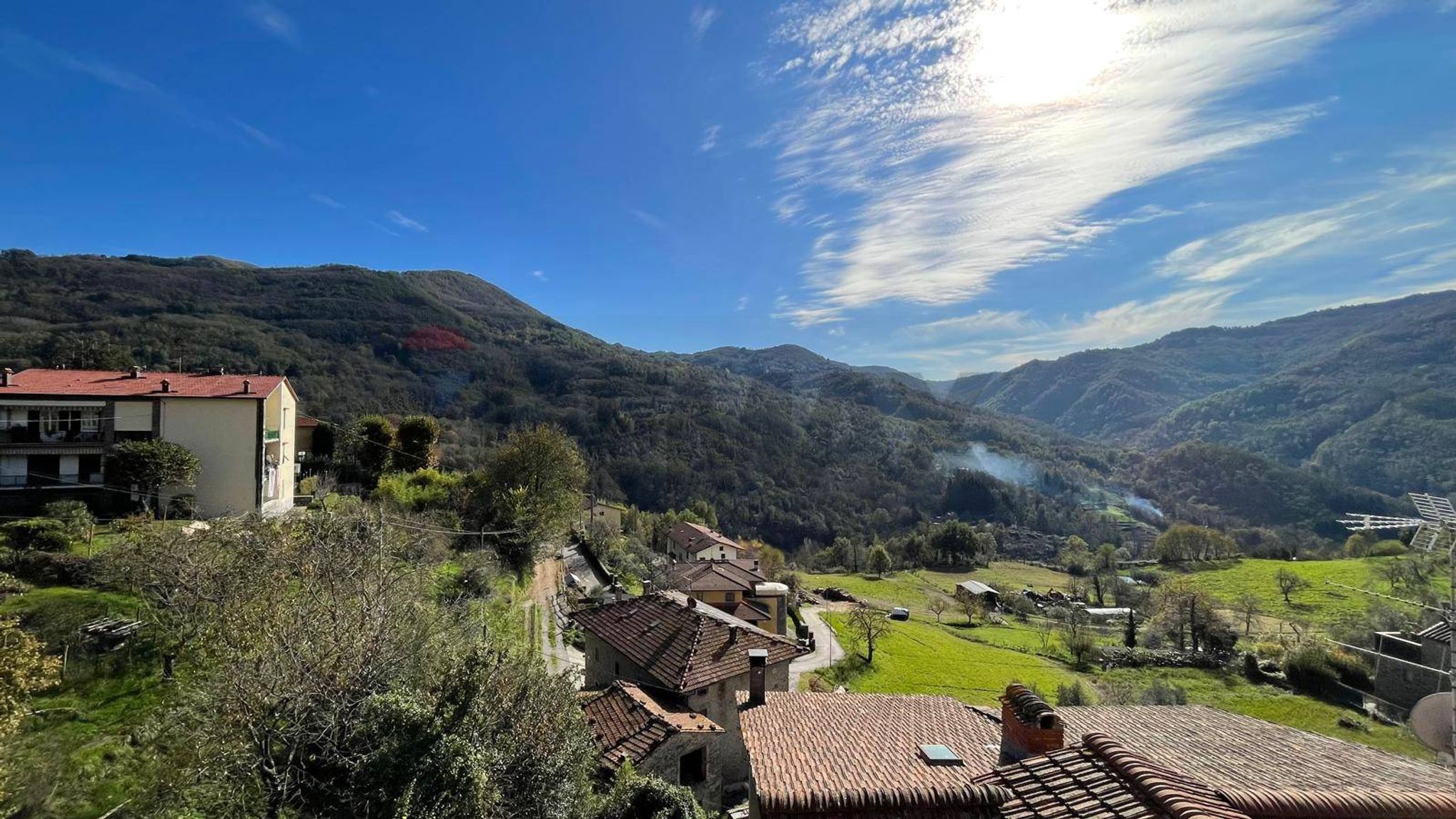 Vista delle montagne