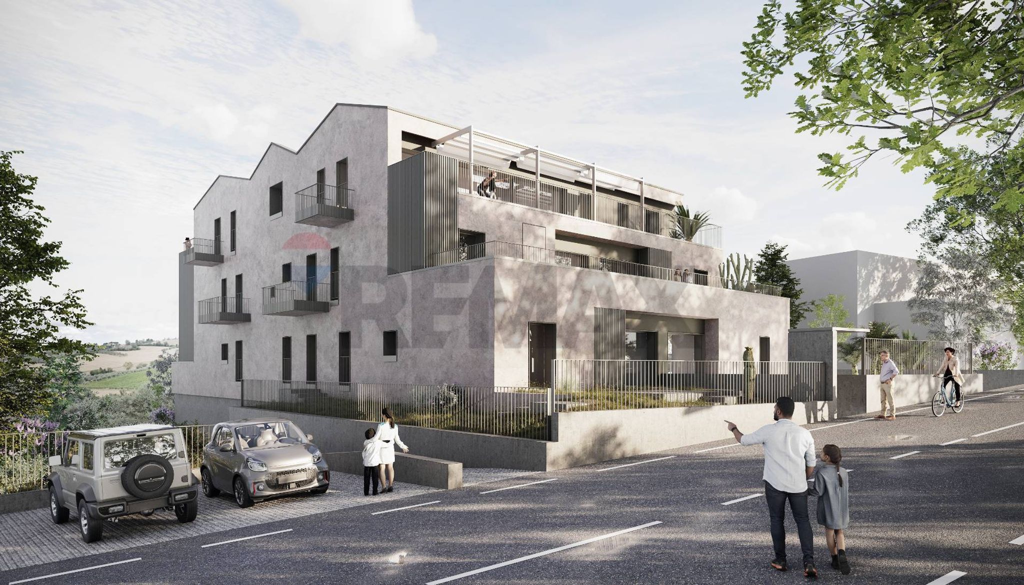 Edificio all'aperto