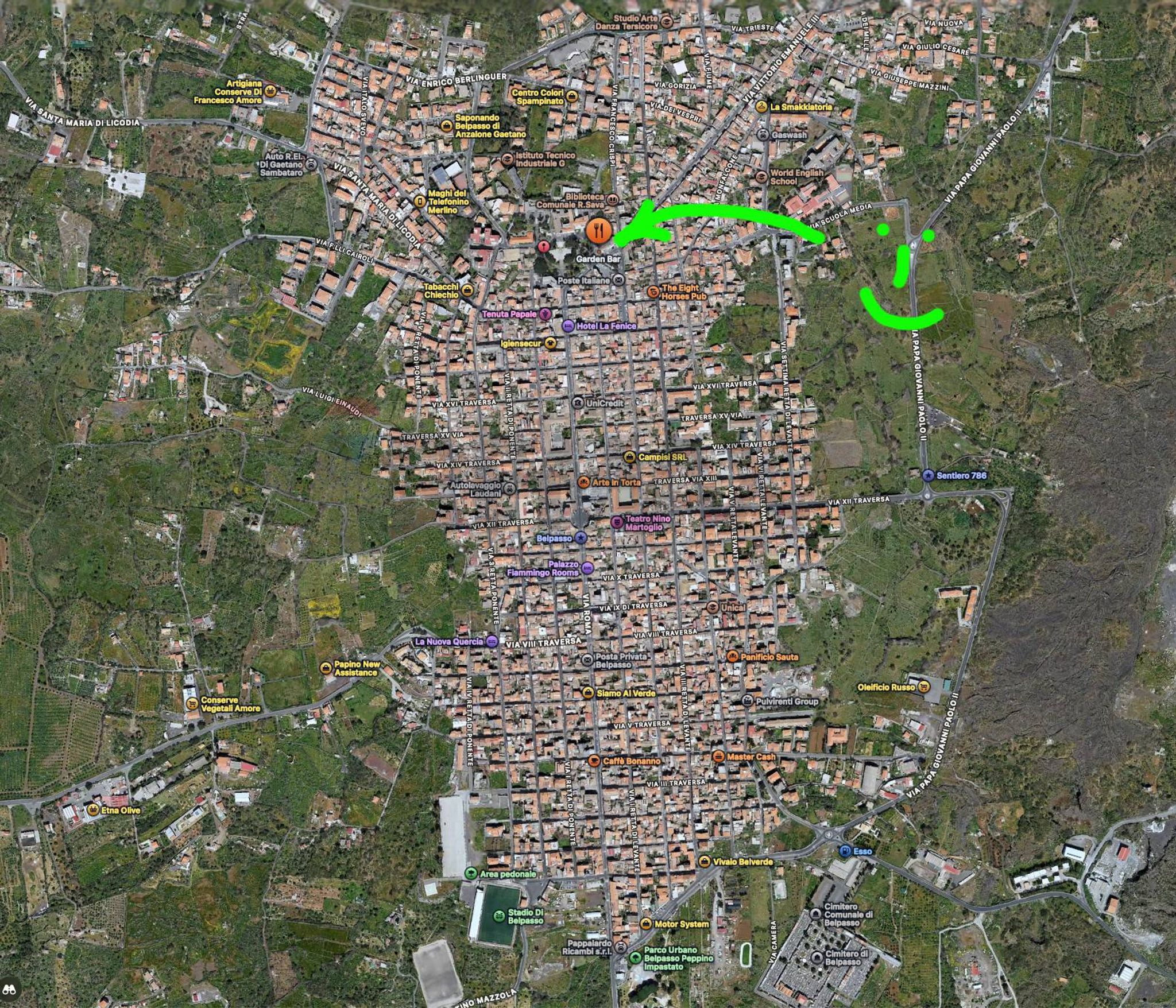 Posizione della mappa