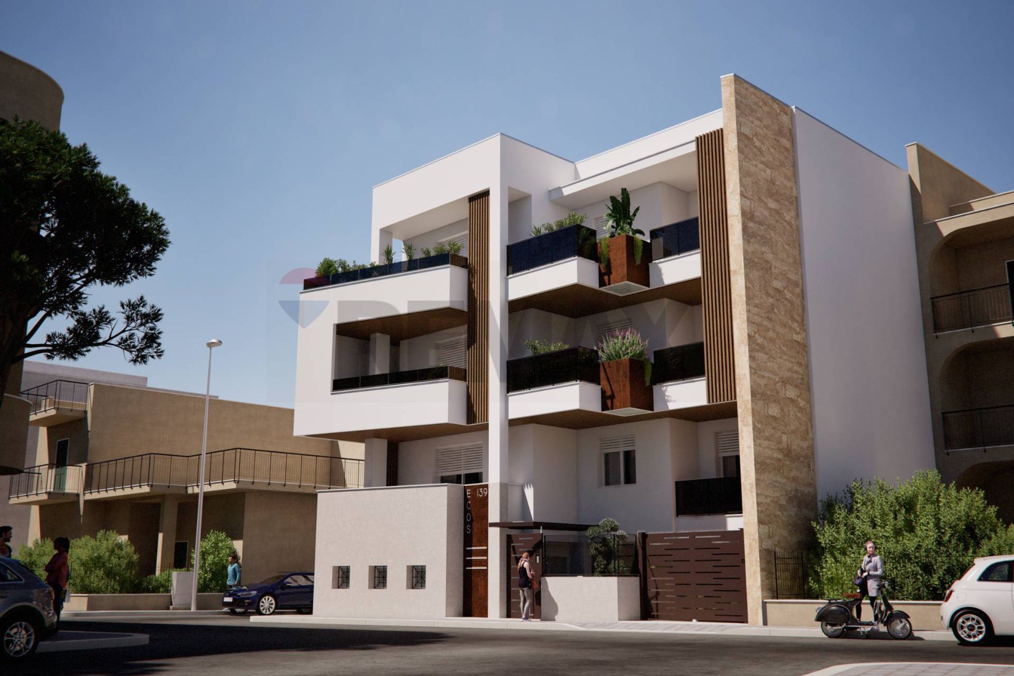 Edificio all'aperto
