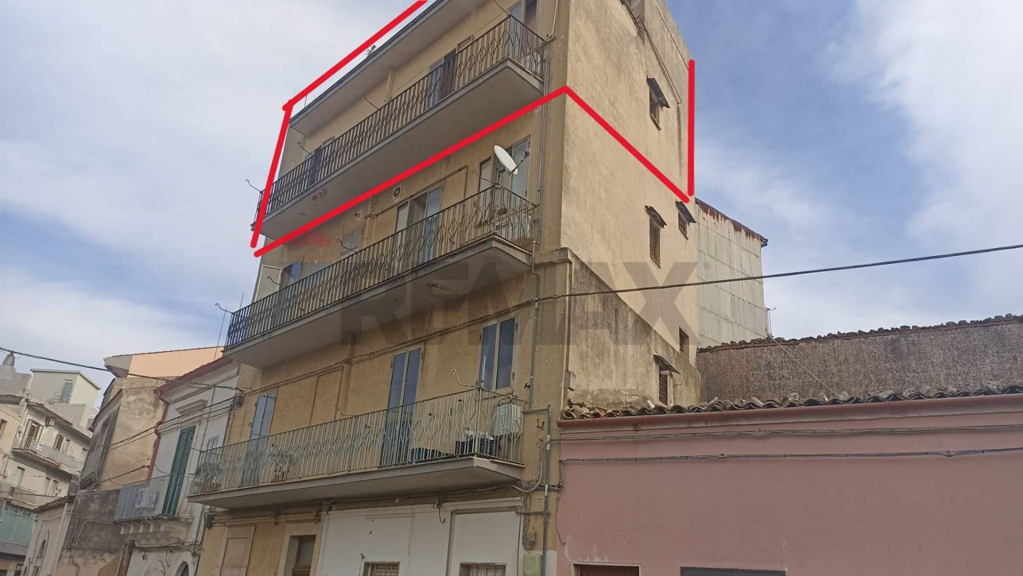 Edificio all'aperto