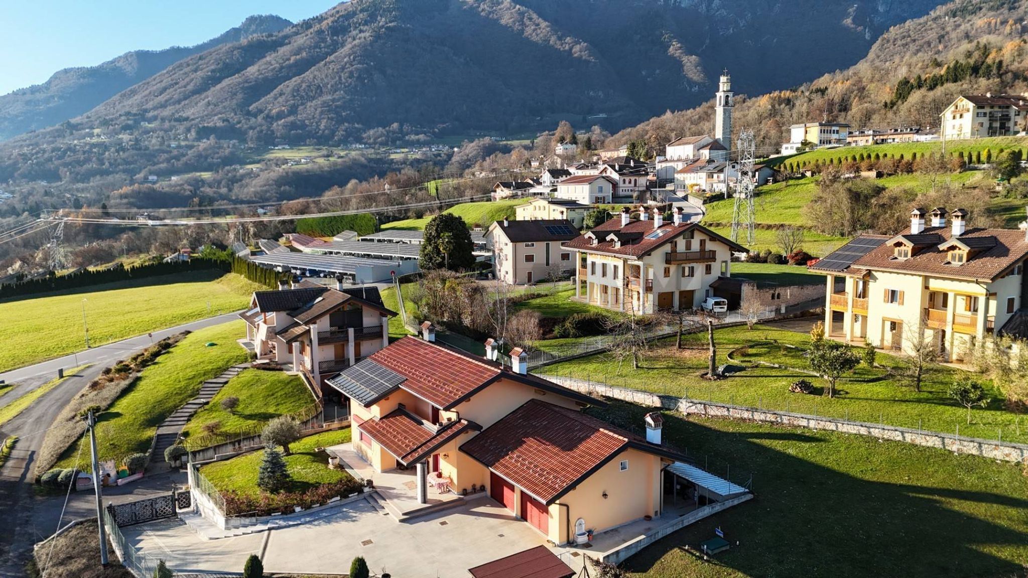 Vista delle montagne
