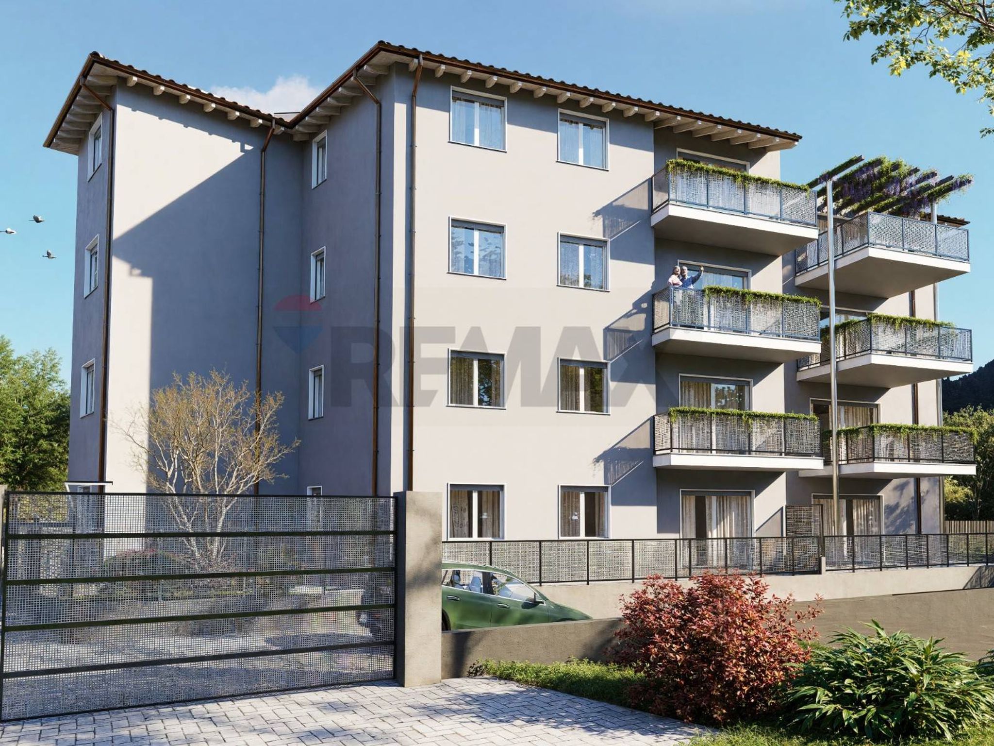 Edificio all'aperto