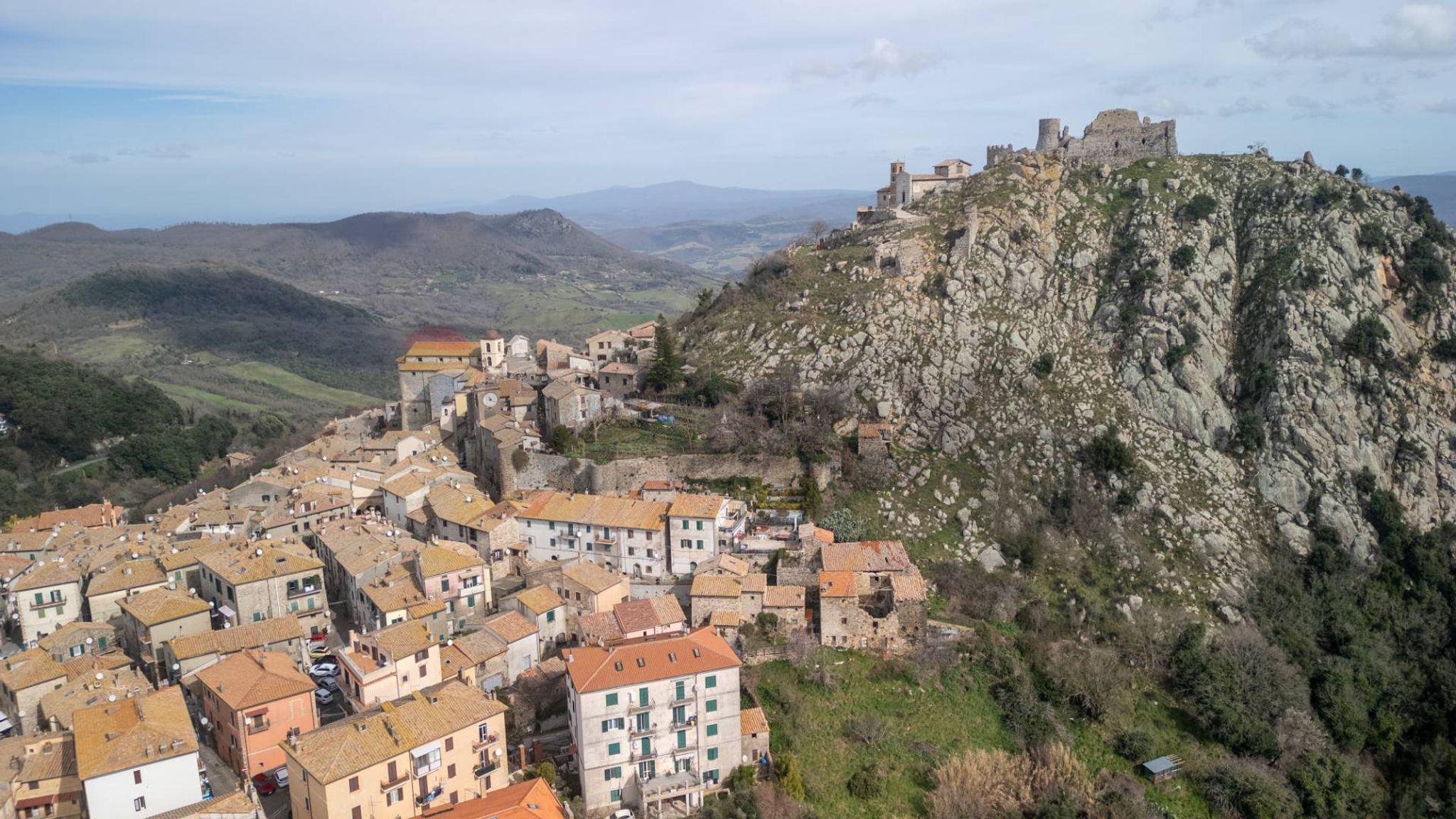 Vista delle montagne