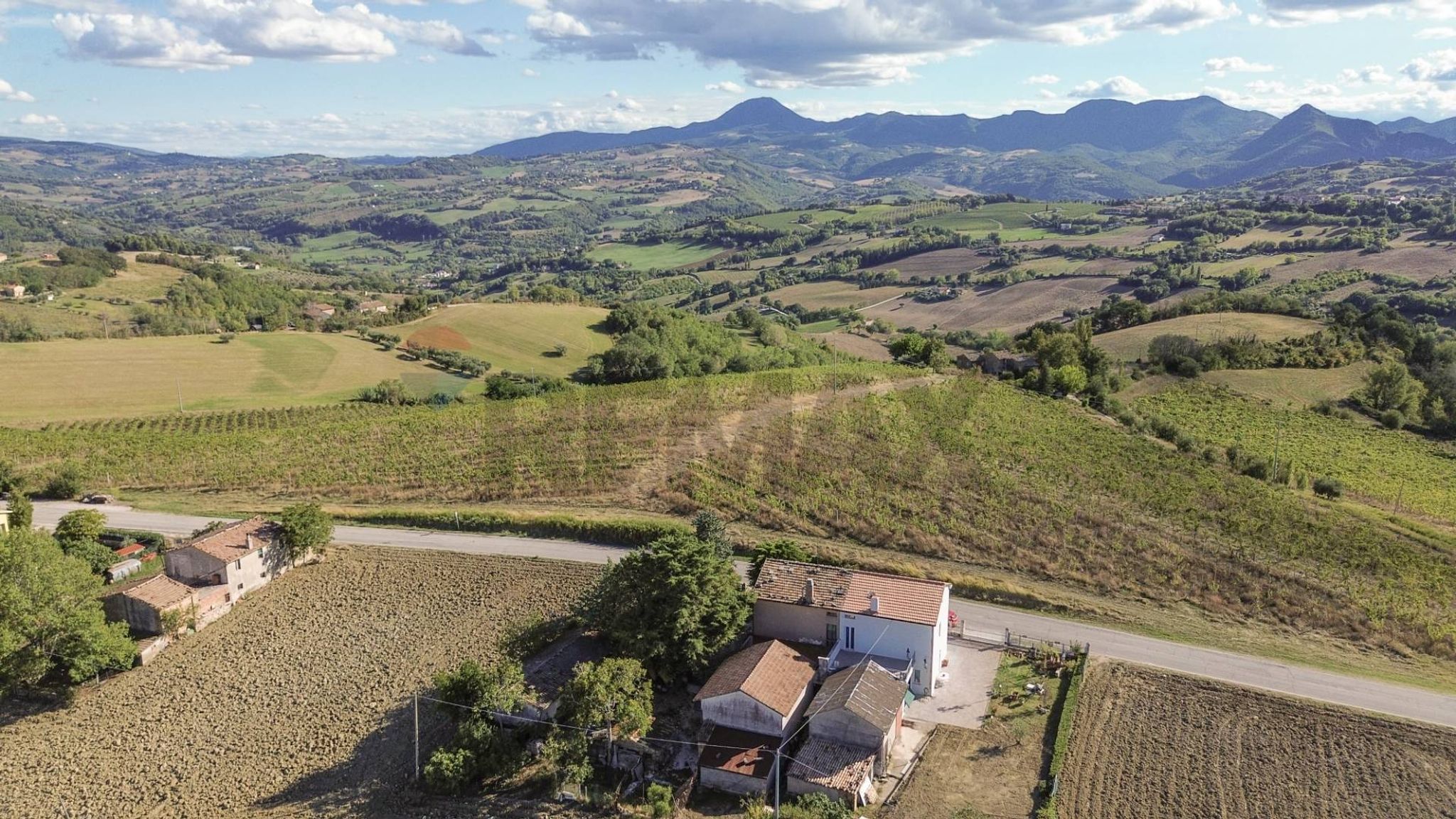 Vista delle montagne