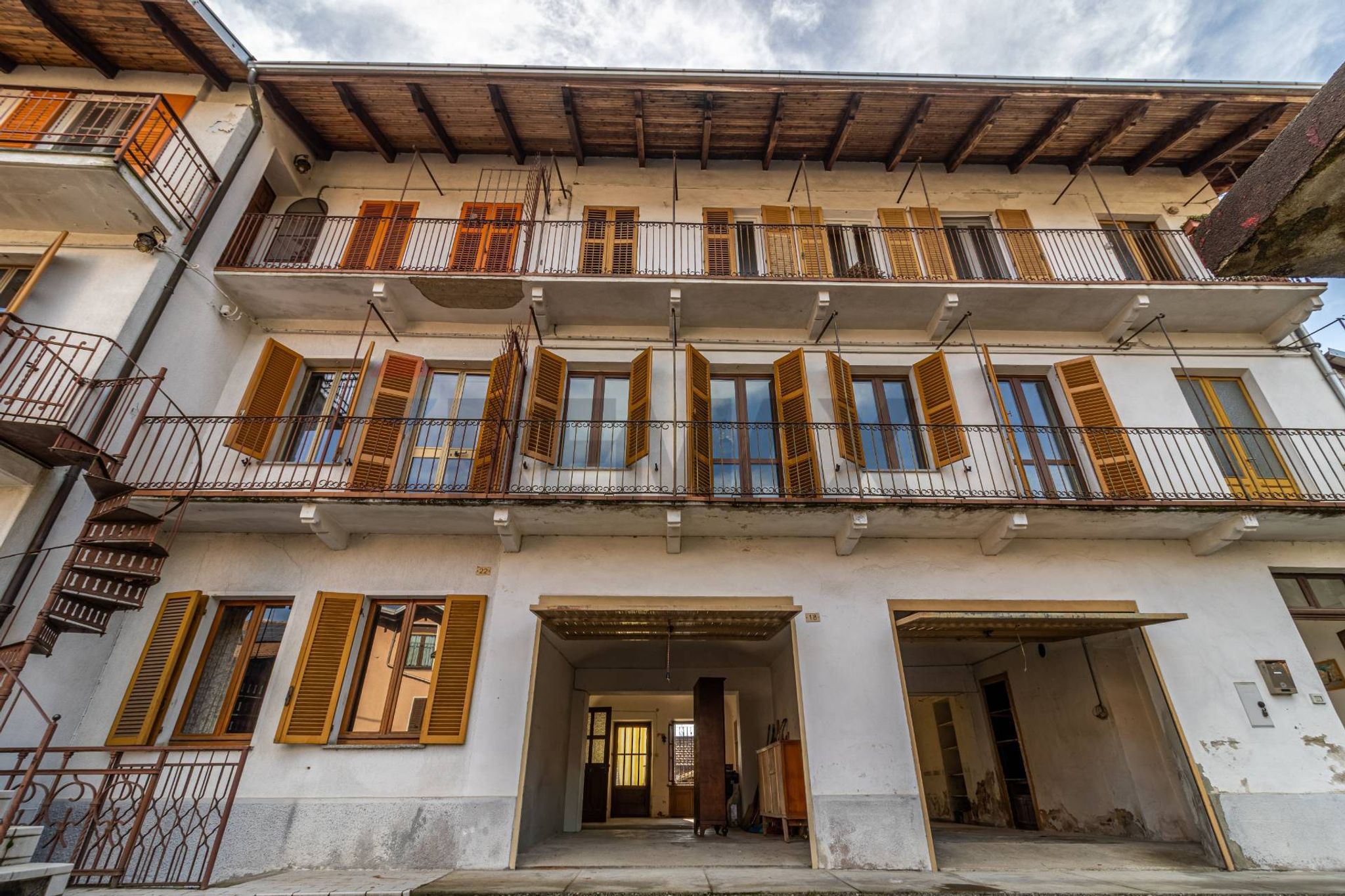 Edificio all'aperto