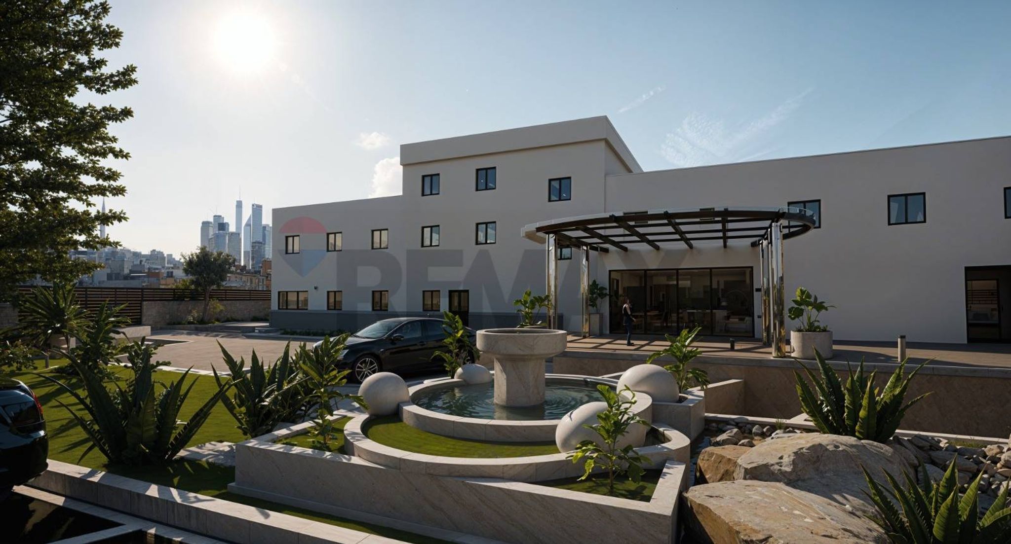 Edificio all'aperto
