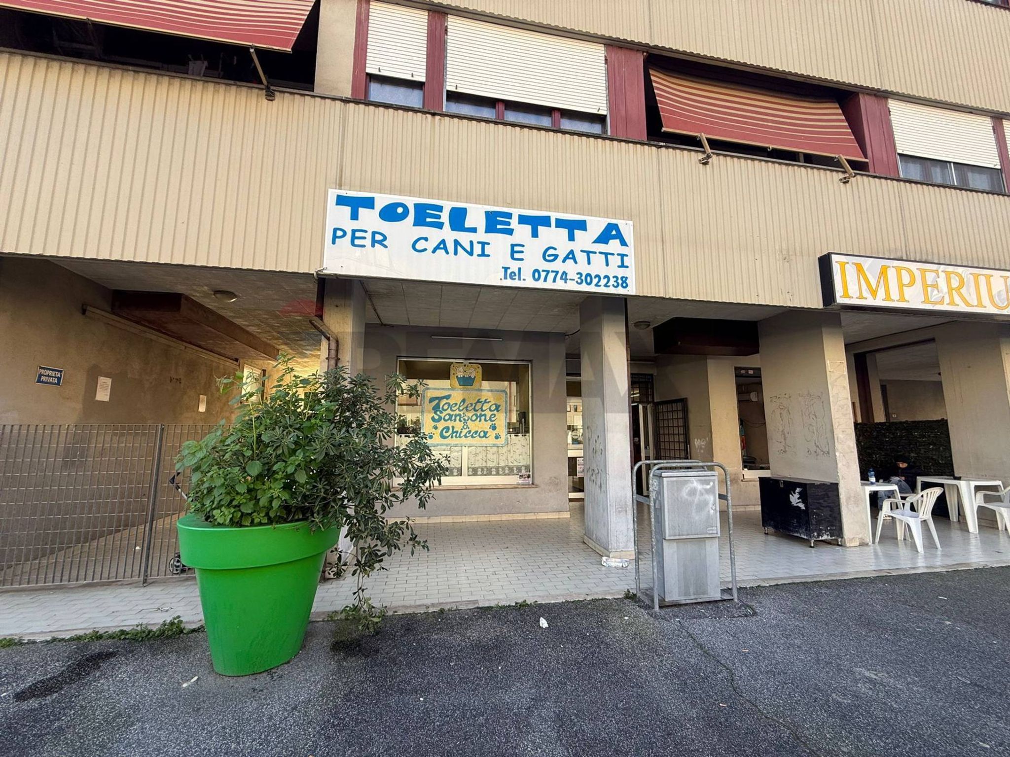 Edificio all'aperto