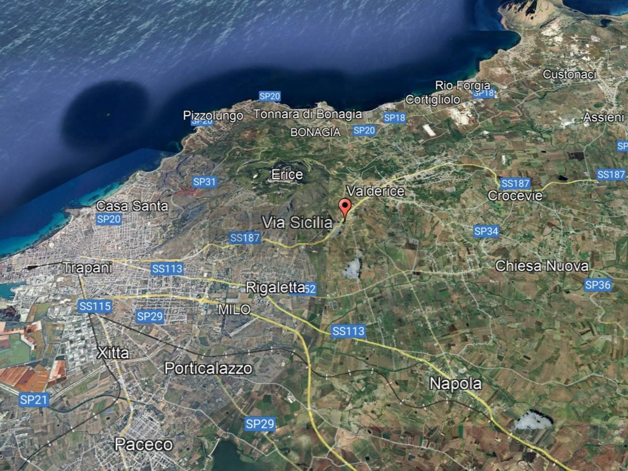 Posizione della mappa
