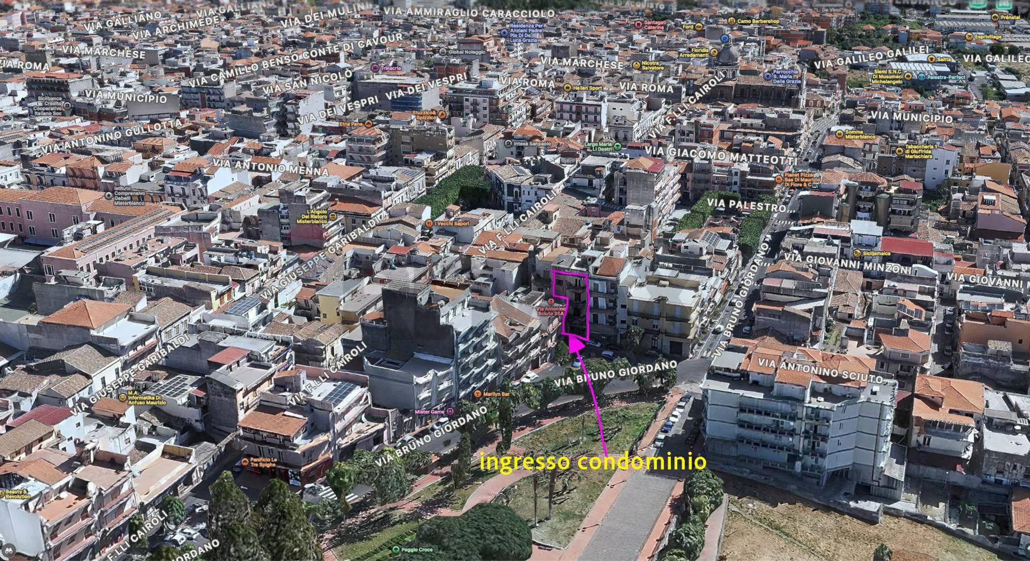 Posizione della mappa