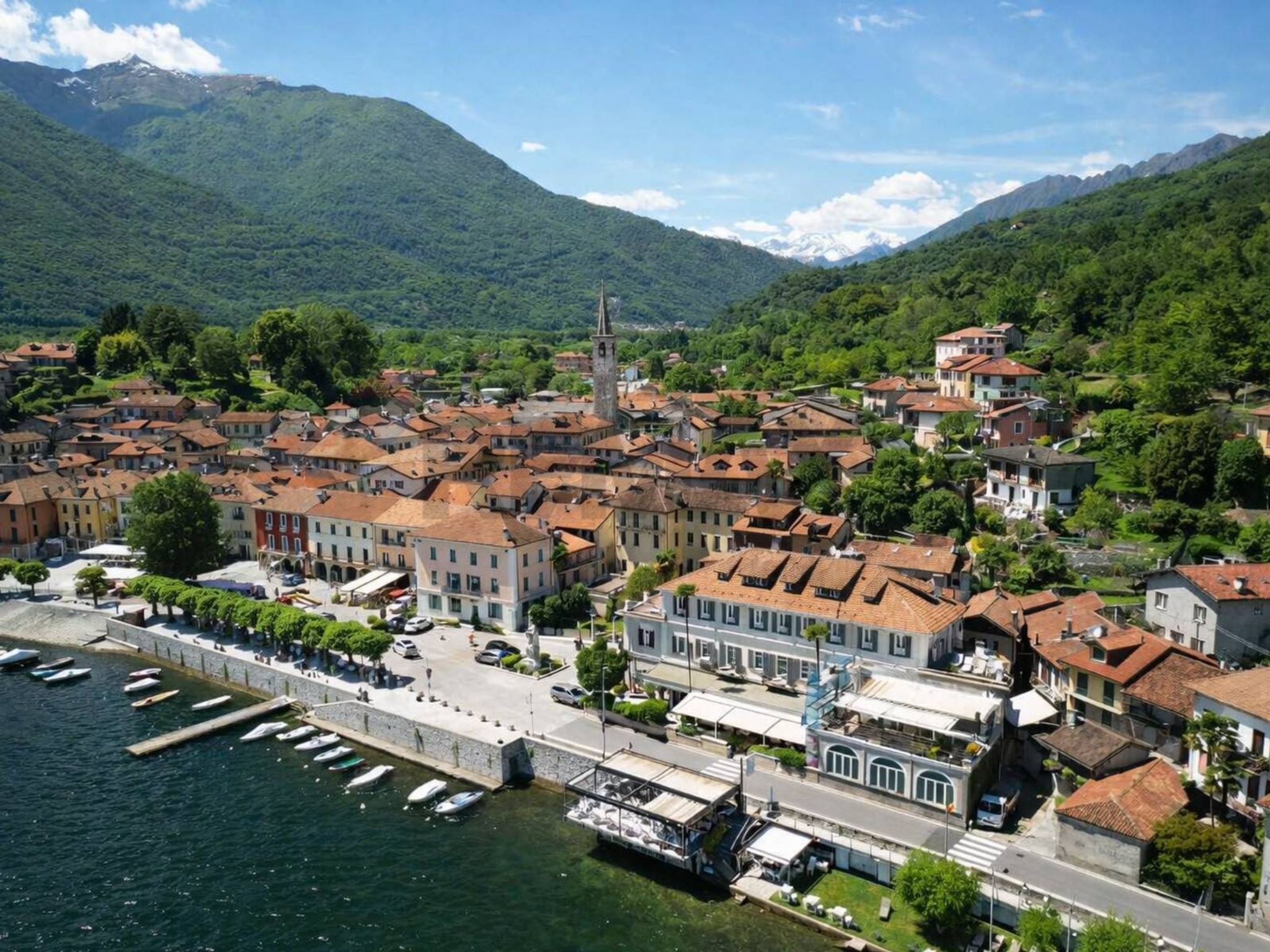 Vista delle montagne
