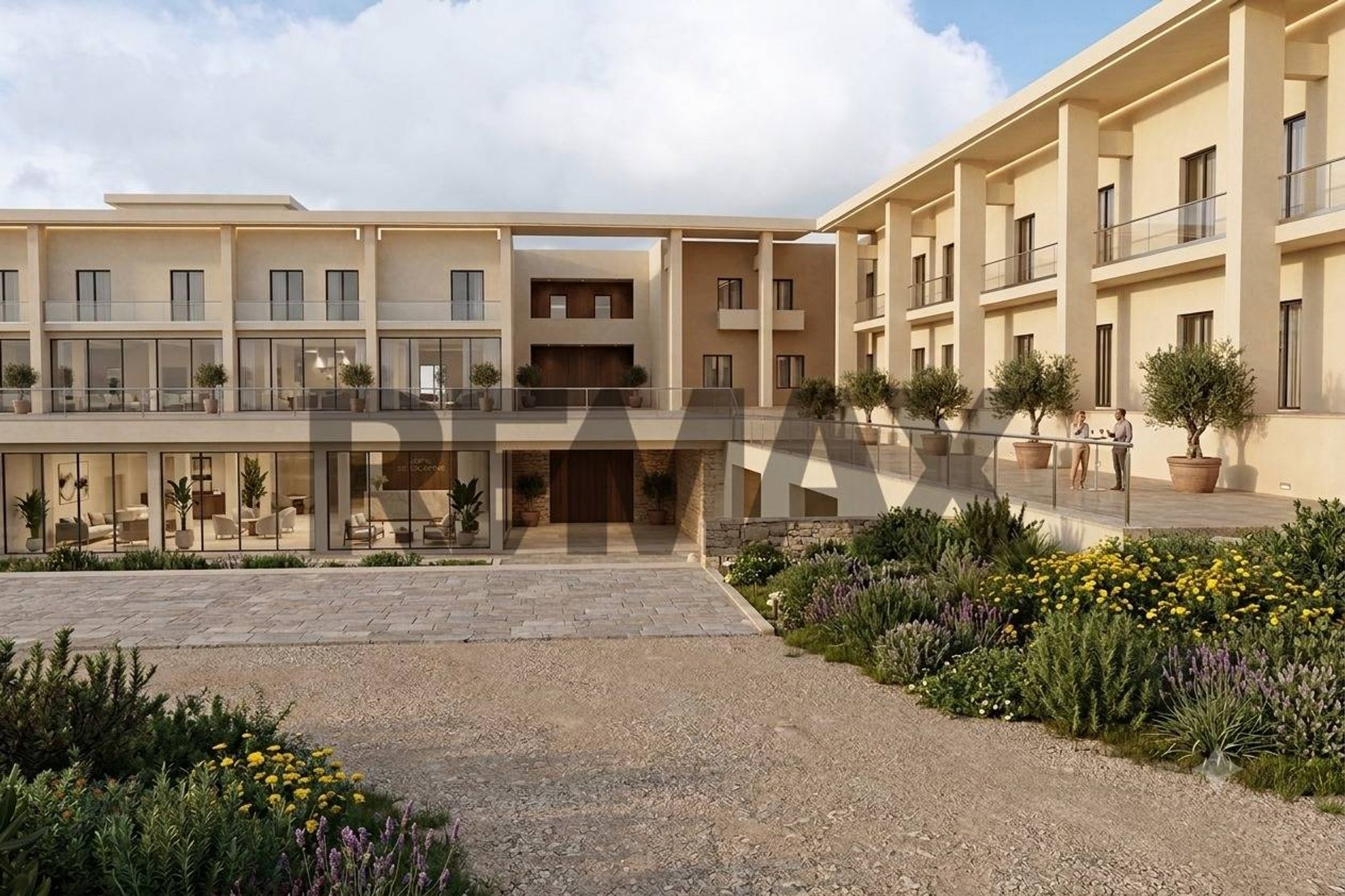 Edificio all'aperto
