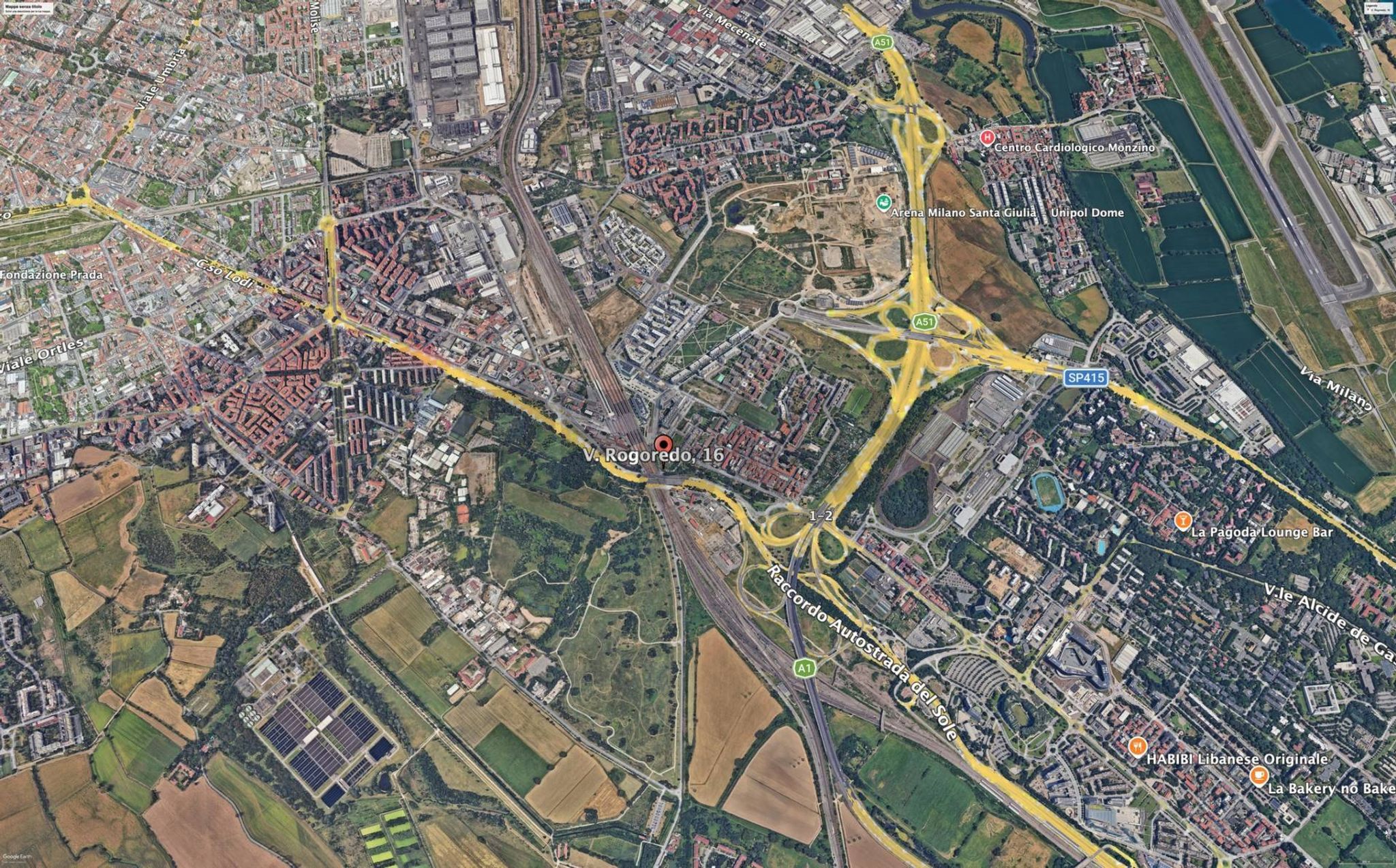 Posizione della mappa