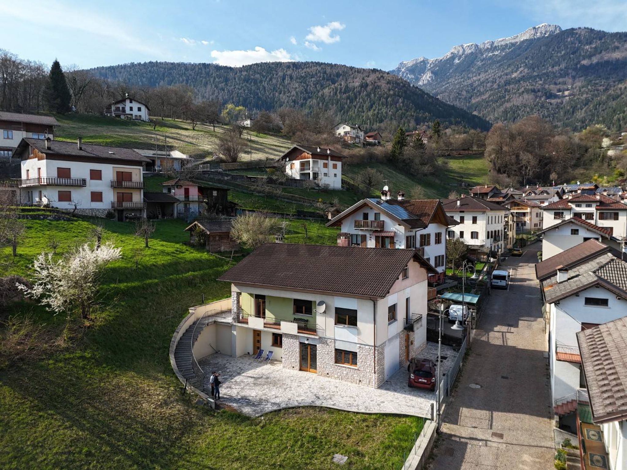 Vista delle montagne