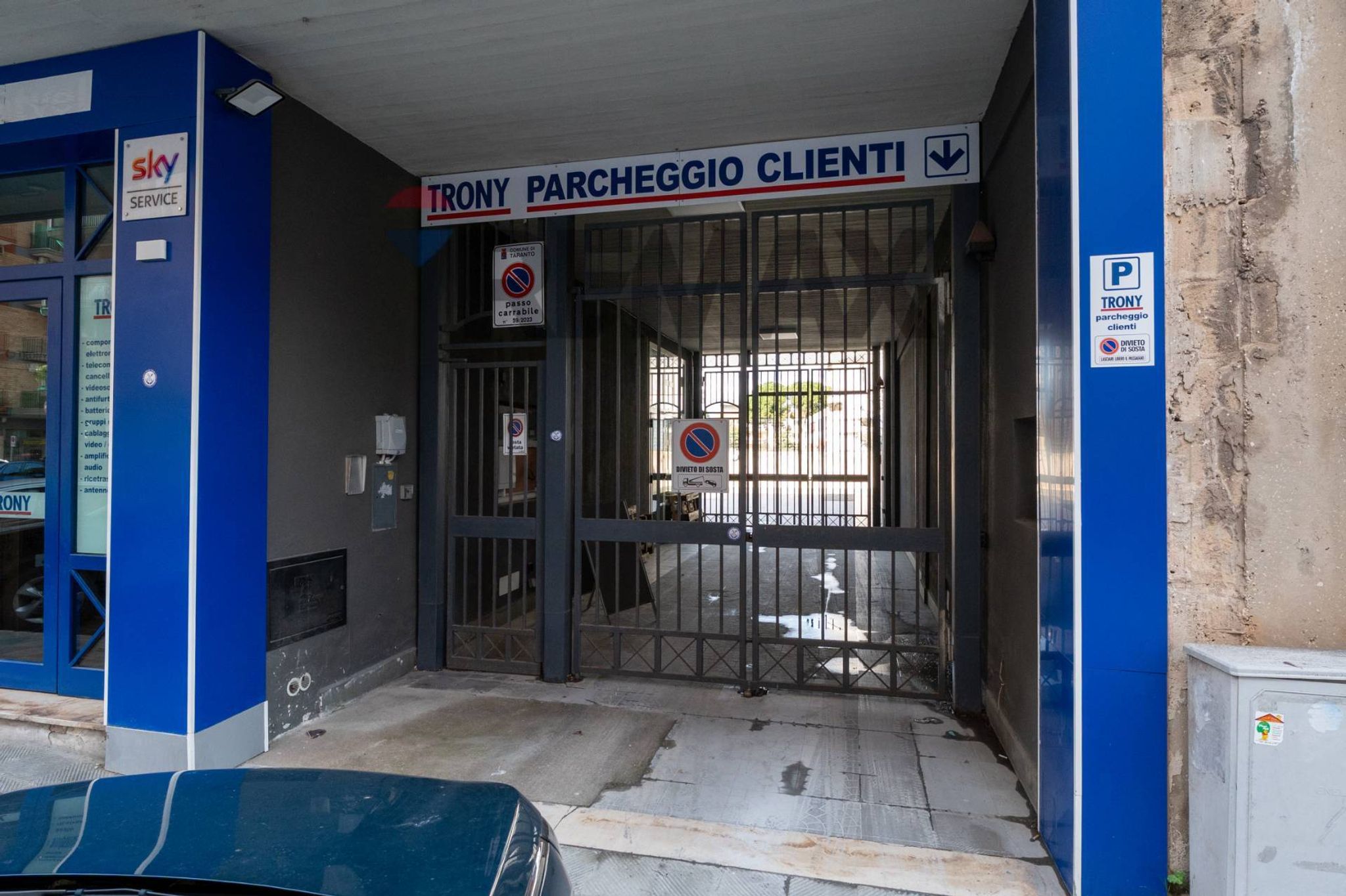 Edificio all'aperto