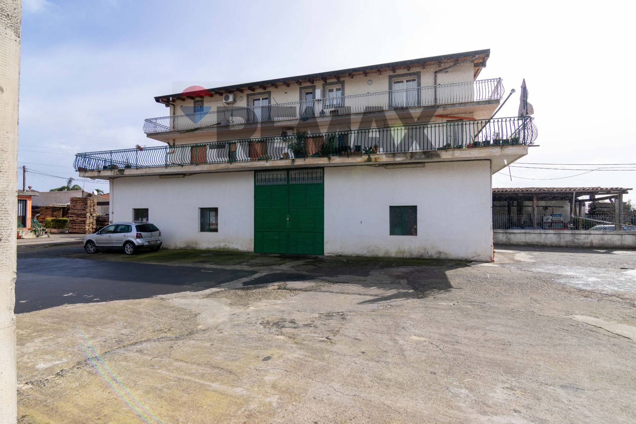 Edificio all'aperto