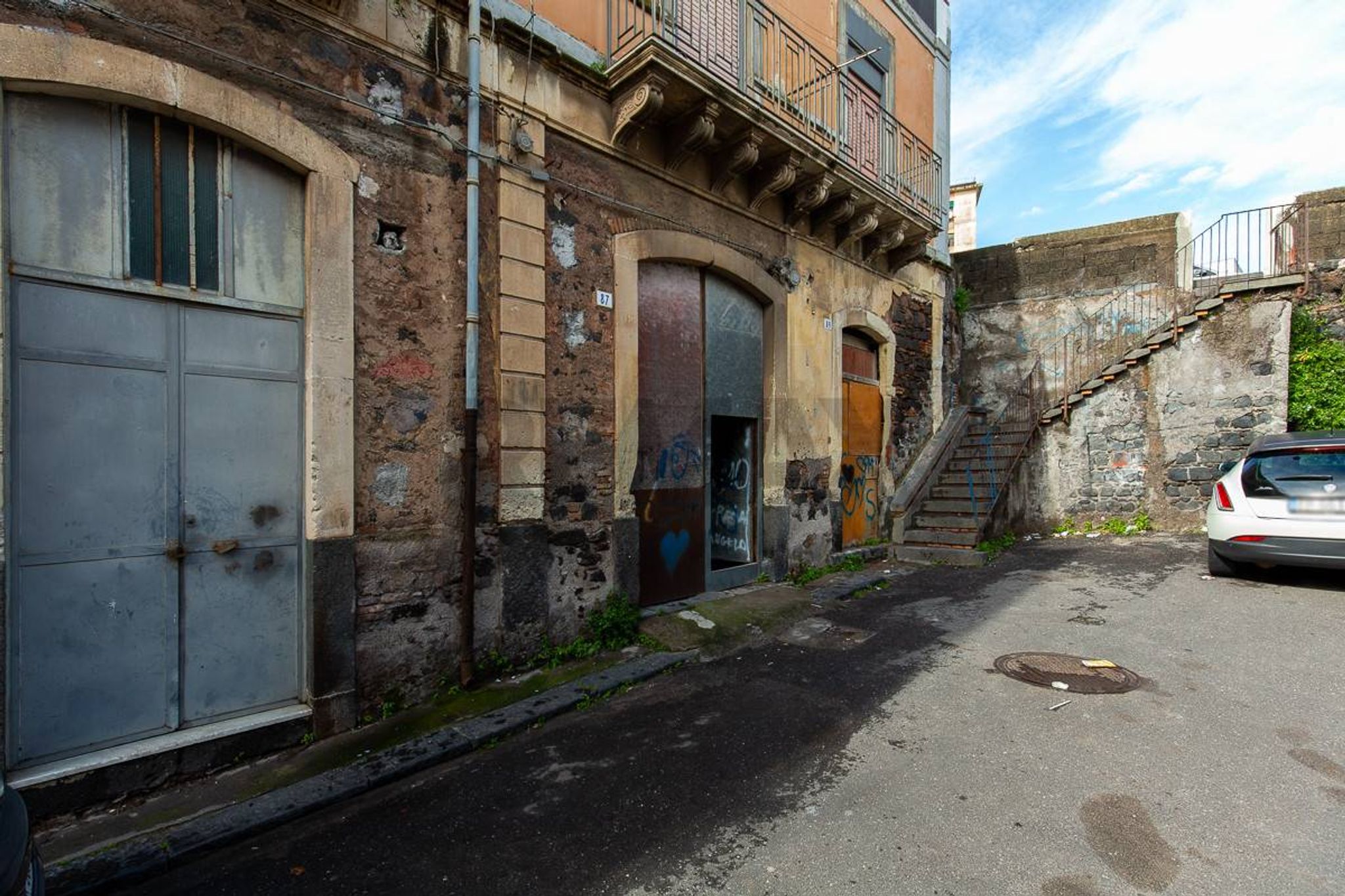 Edificio all'aperto