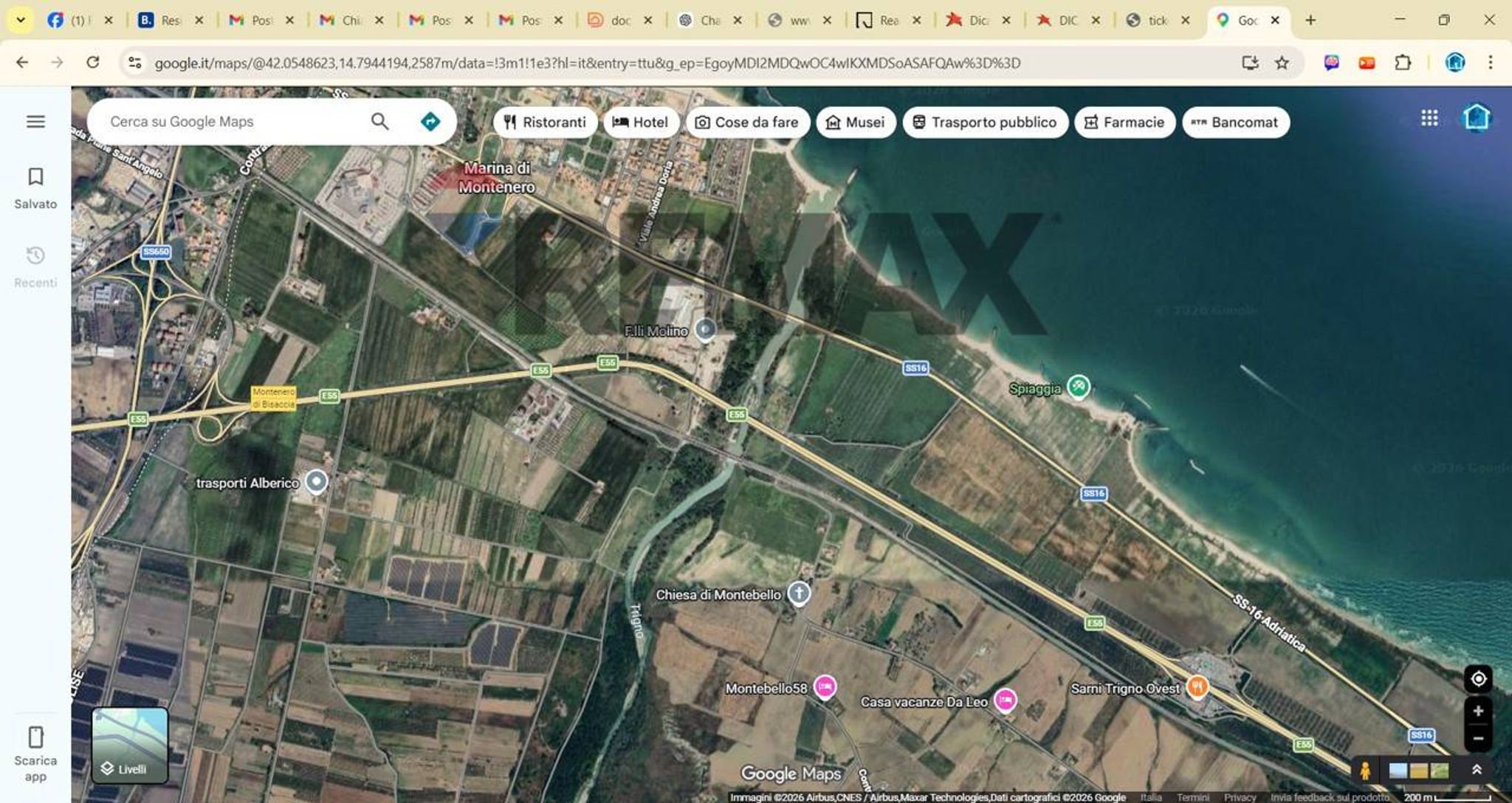 Posizione della mappa