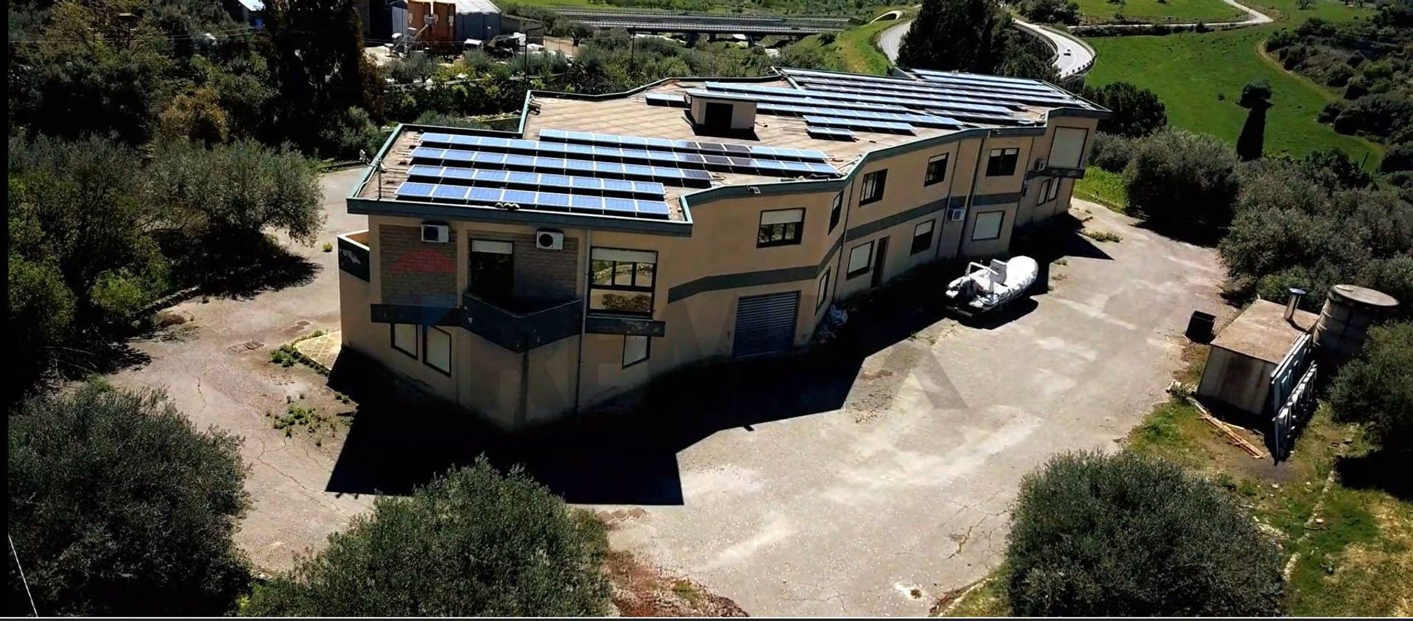 Edificio all'aperto
