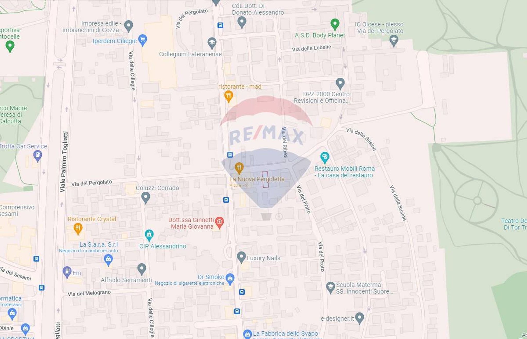 Posizione della mappa