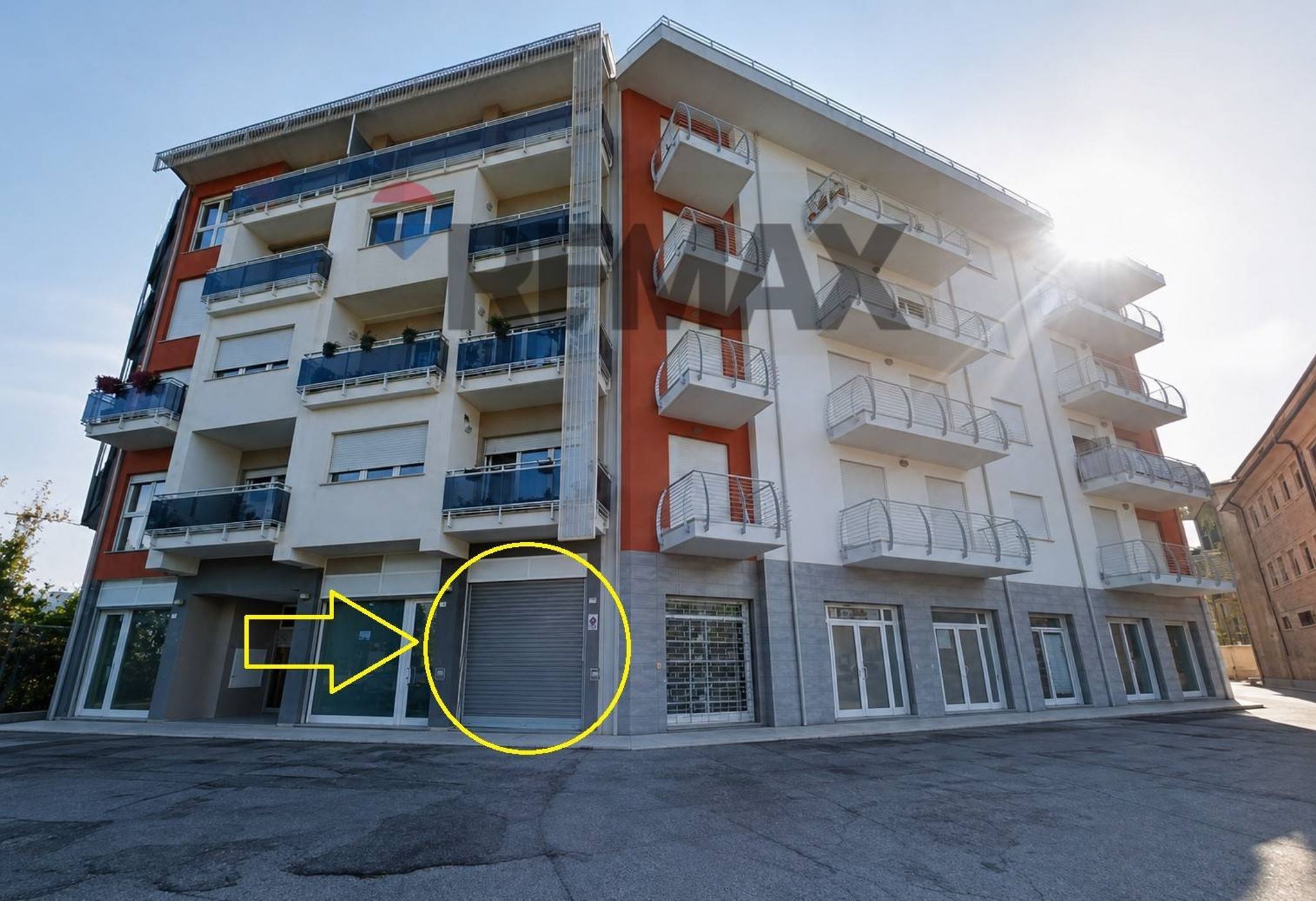 Edificio all'aperto