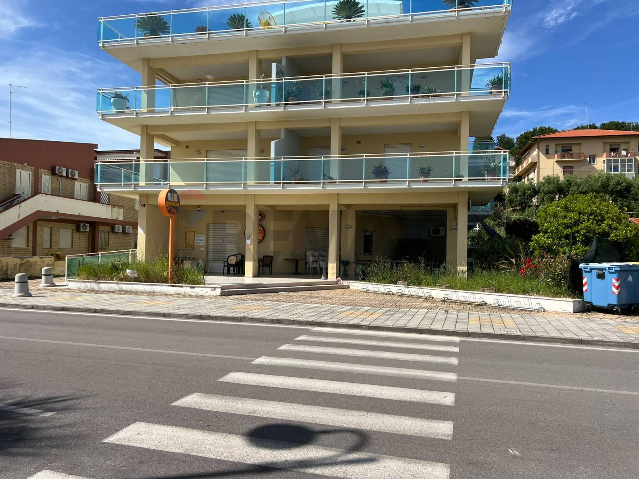 Edificio all'aperto