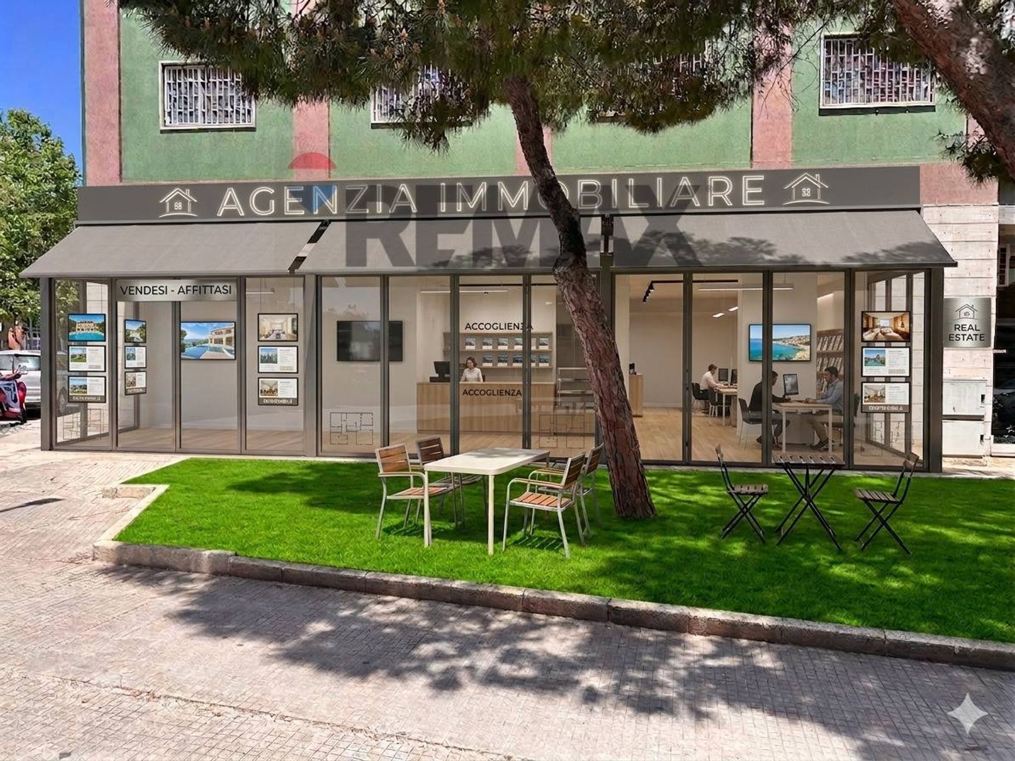 Edificio all'aperto