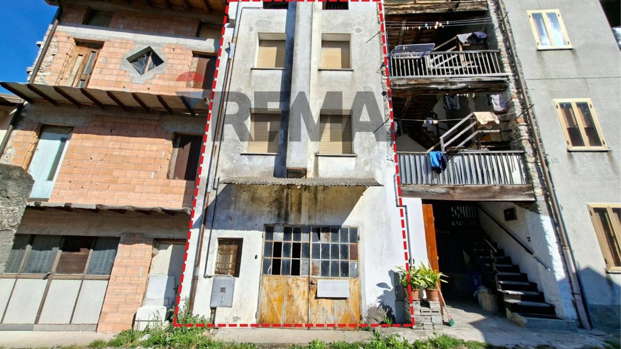 Edificio all'aperto