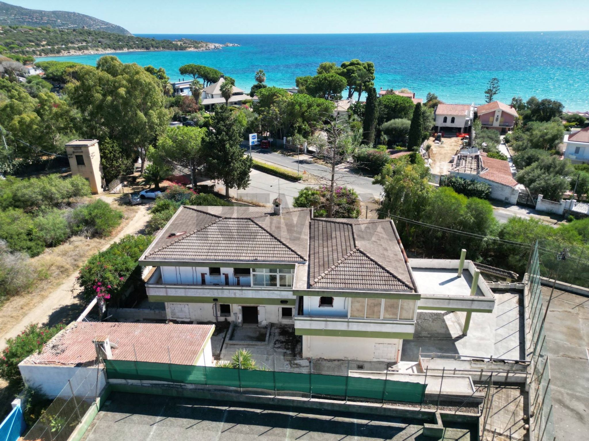 VISTA DELLA VILLA DAL DRONE