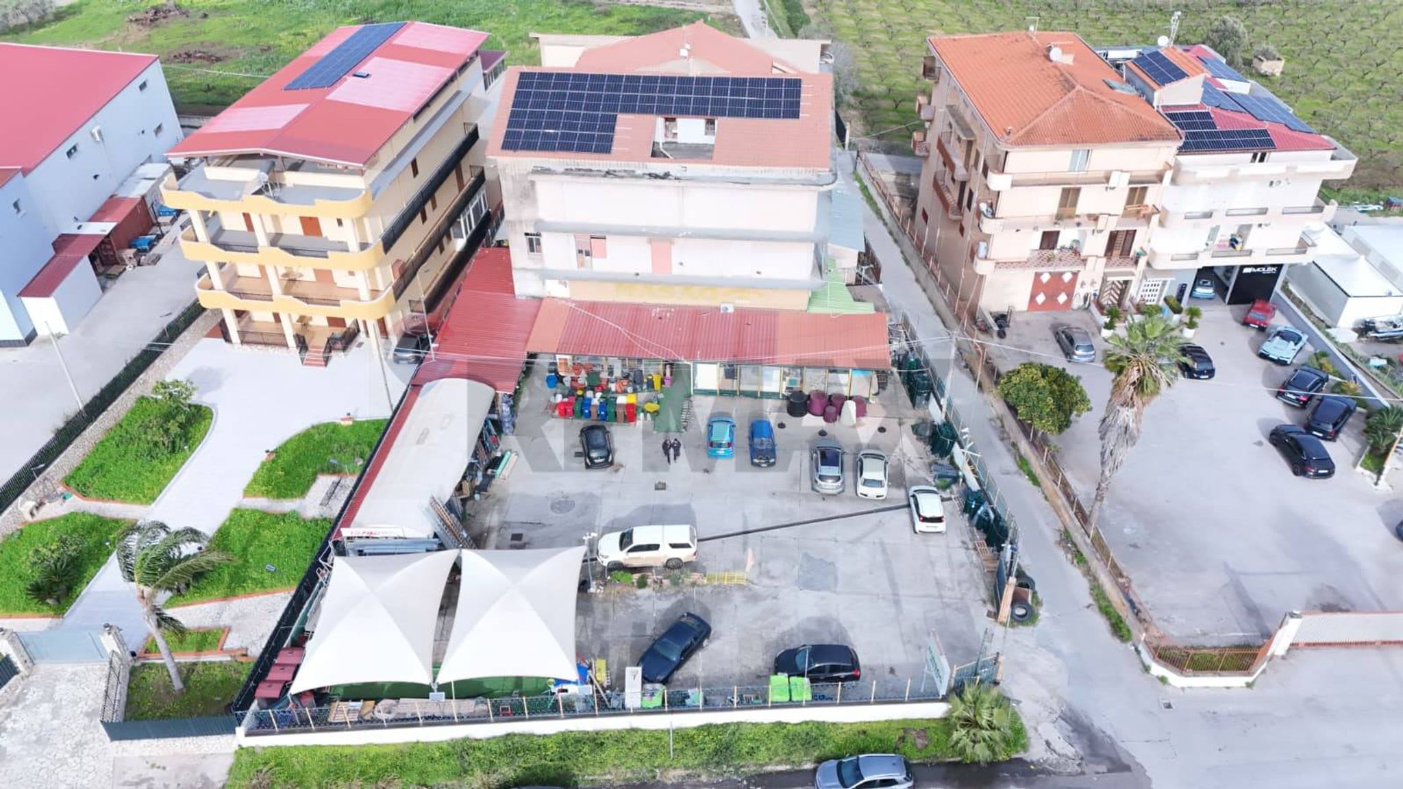 Edificio all'aperto