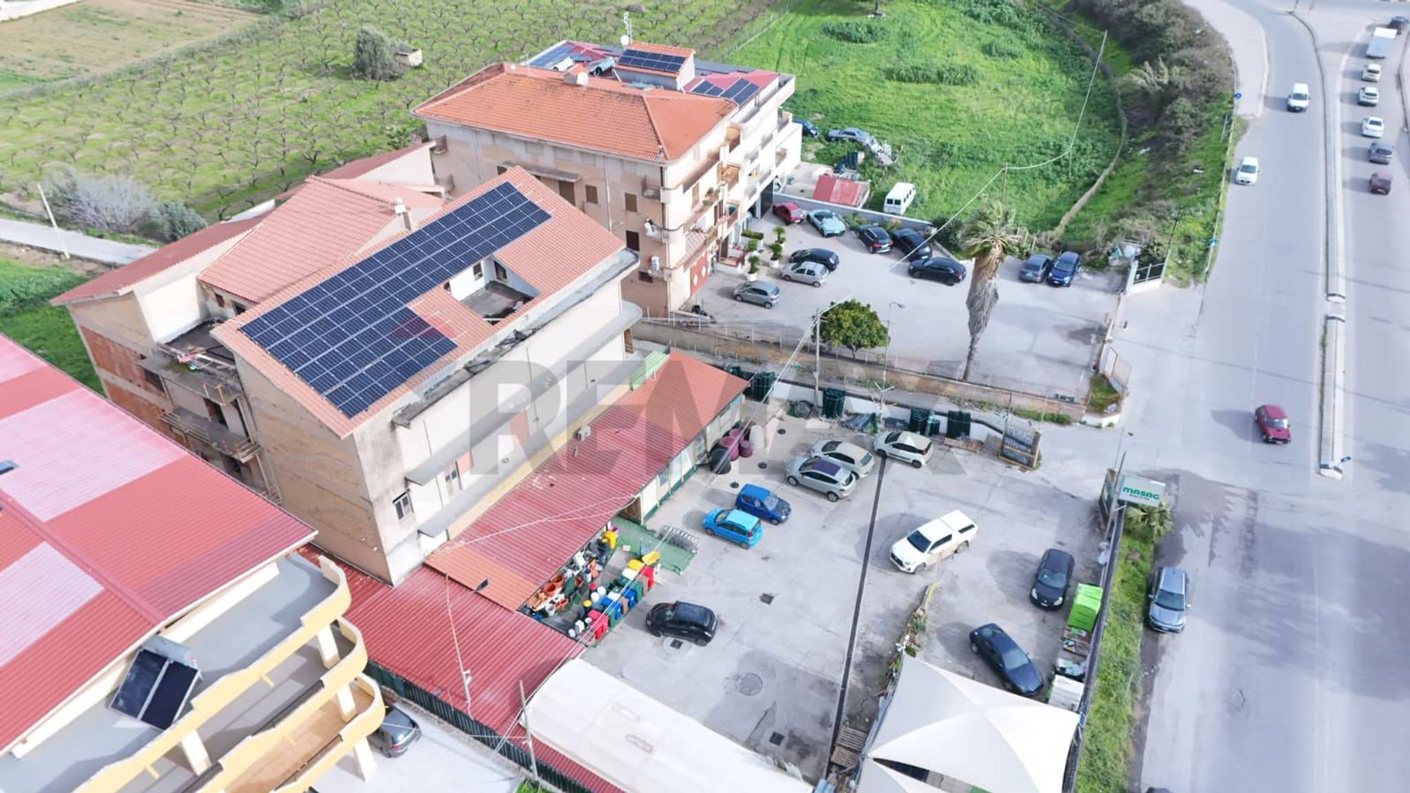 Edificio all'aperto