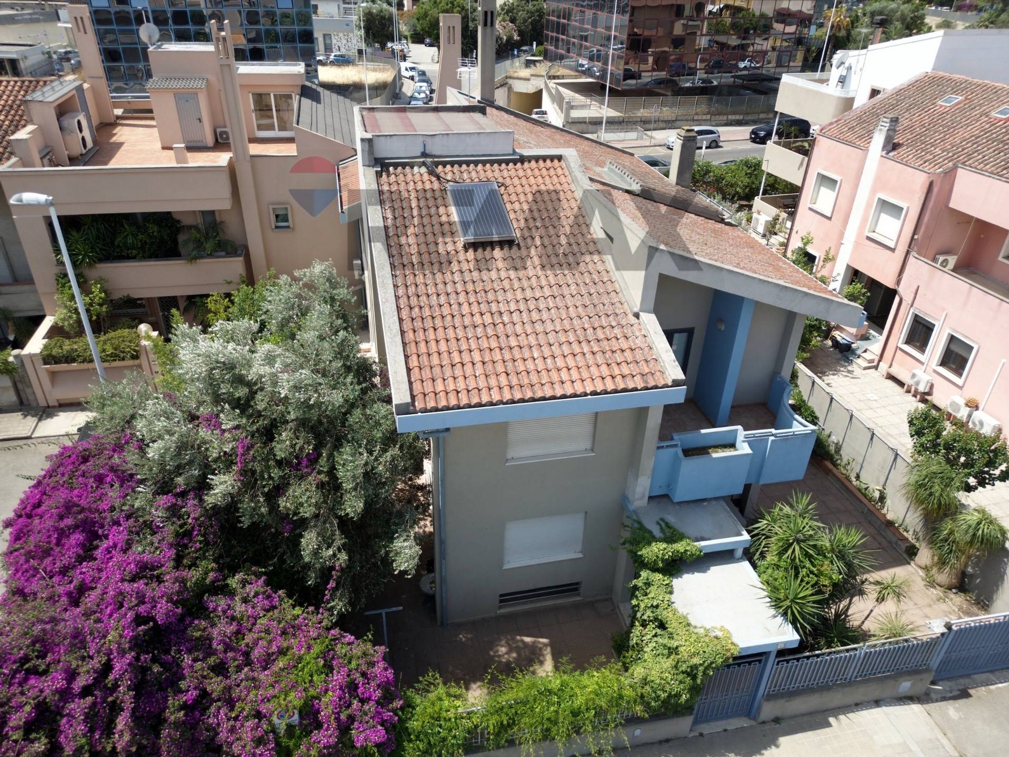 l esterno della villa