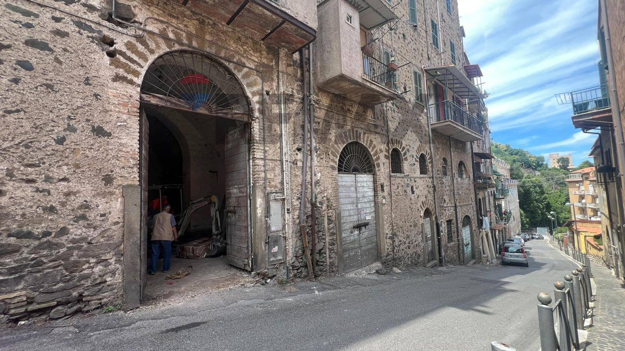 Edificio all'aperto
