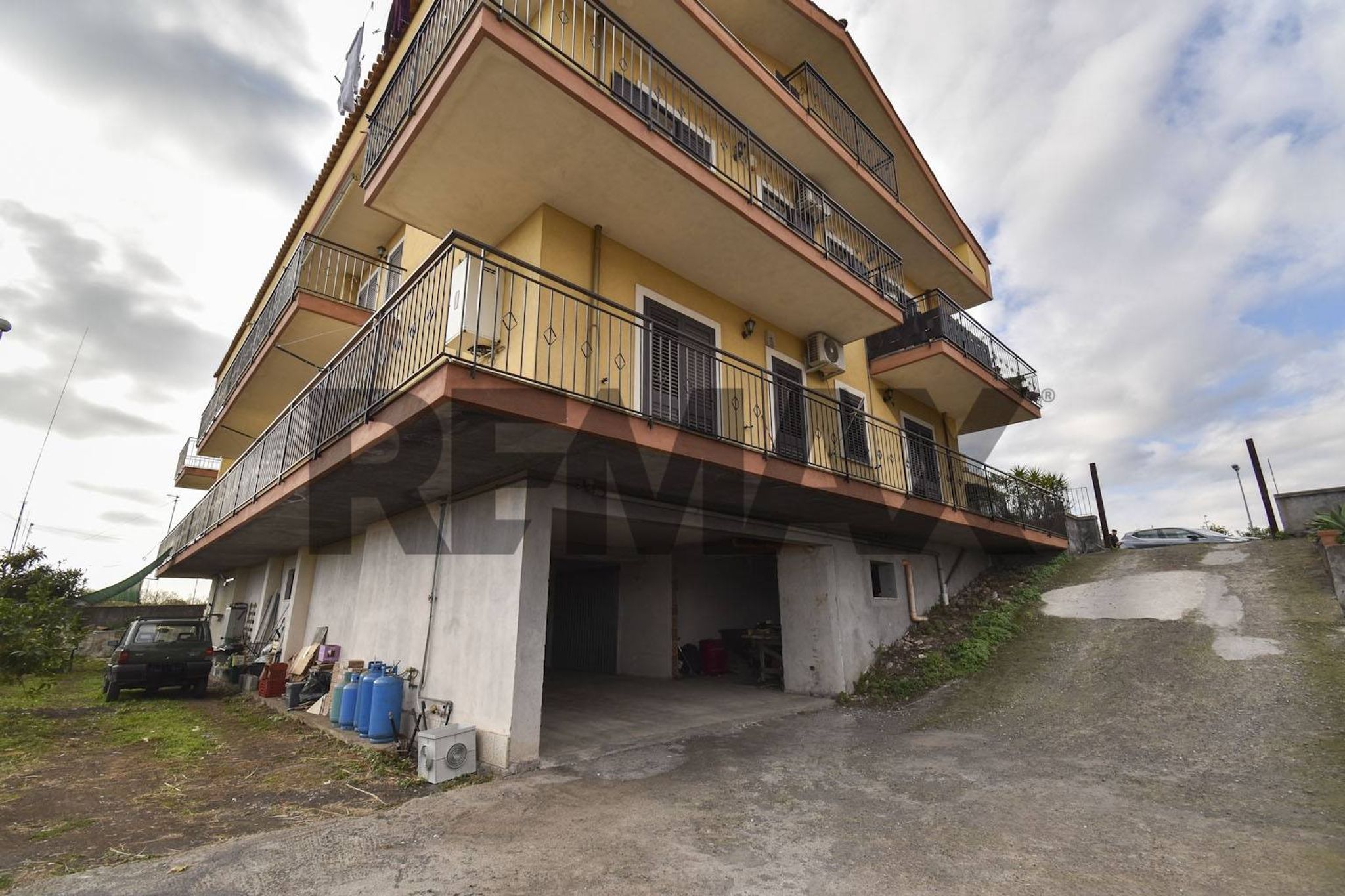 Edificio all'aperto