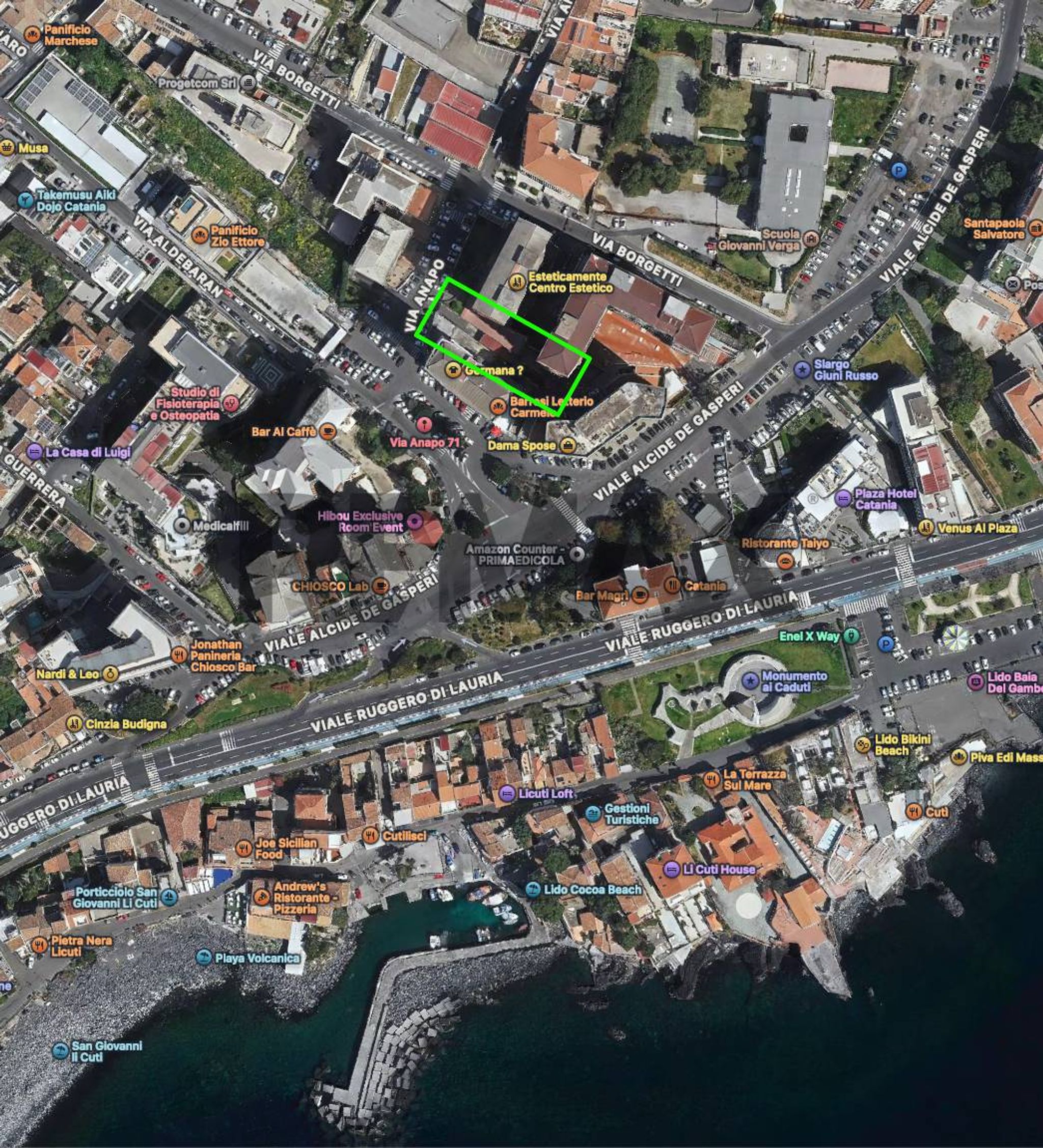 Posizione della mappa