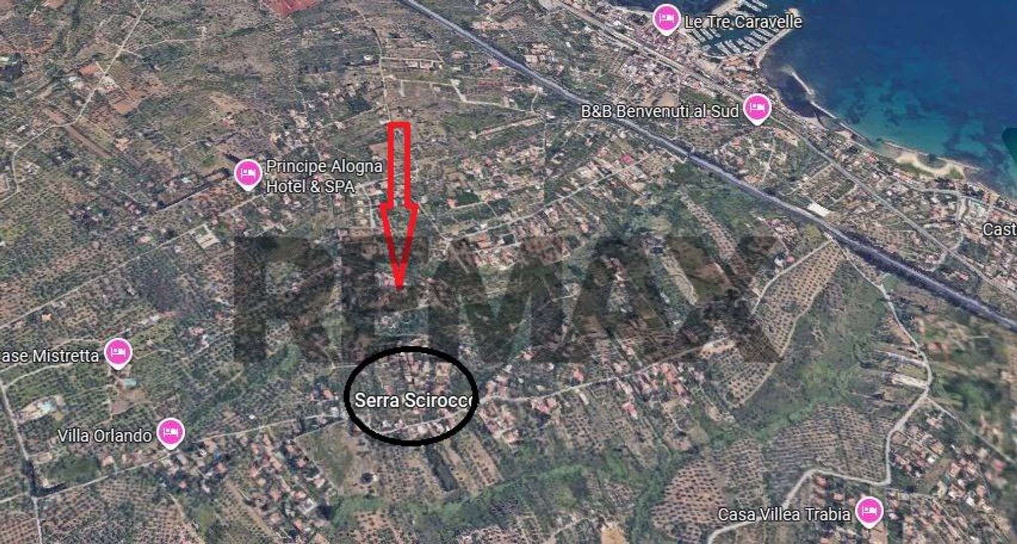 Posizione della mappa