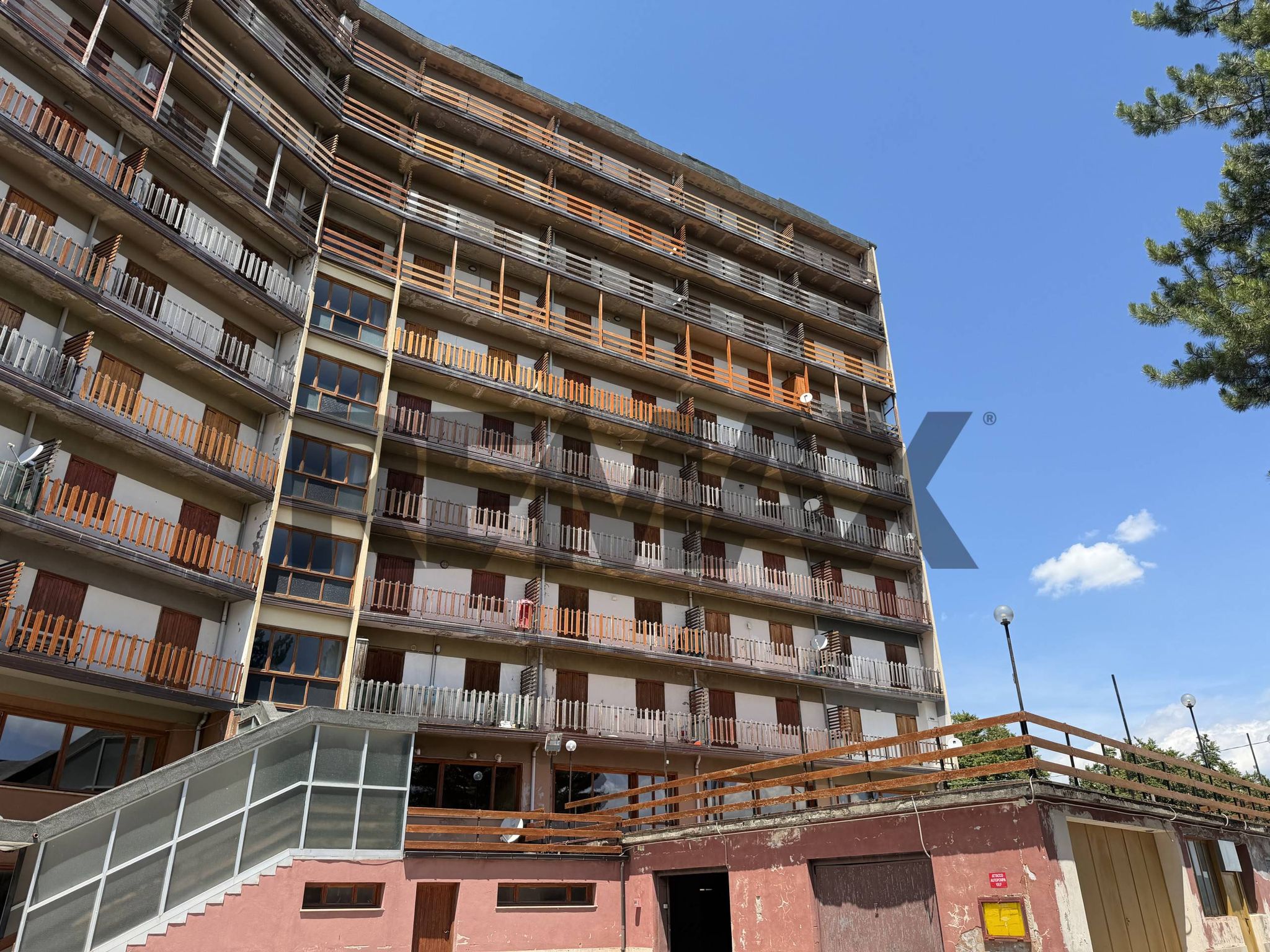 Edificio all'aperto