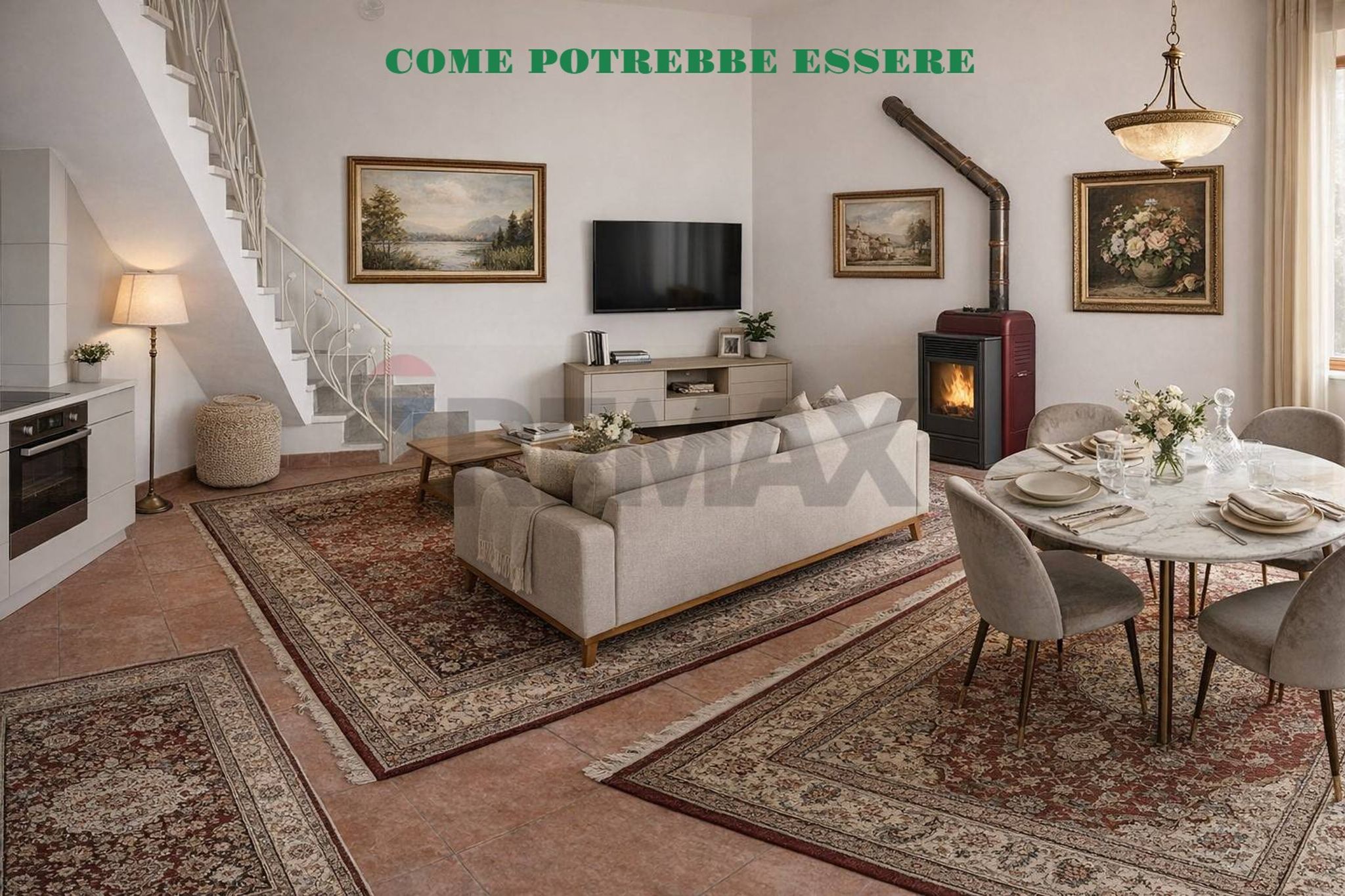 SOGGIORNO-CUCINA - COME POTREBBE ESSERE