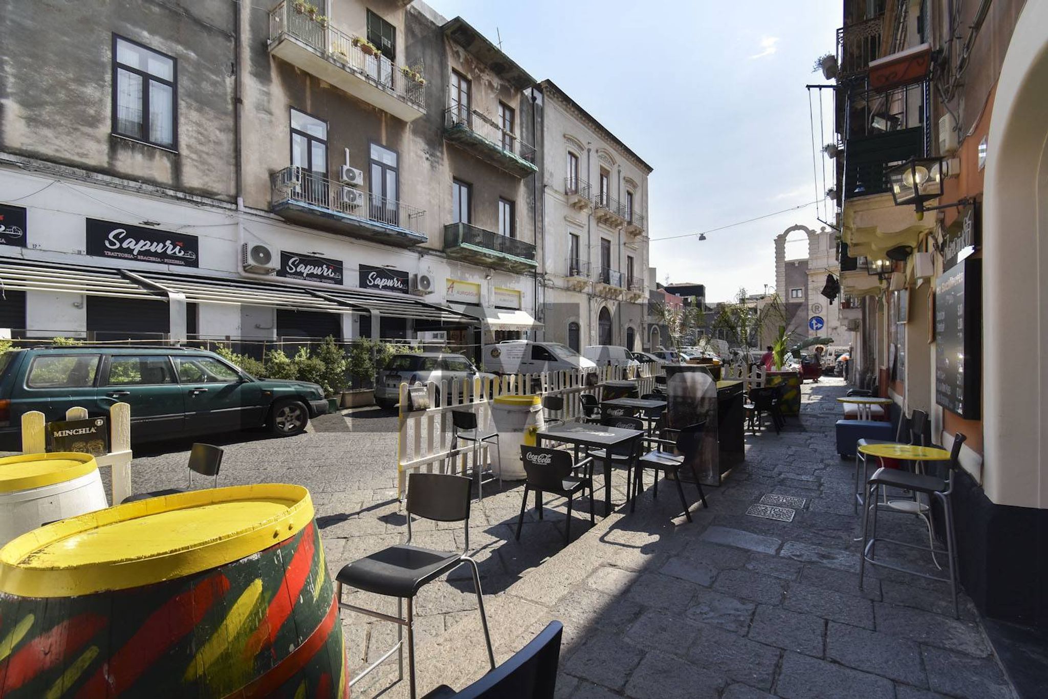 Edificio all'aperto
