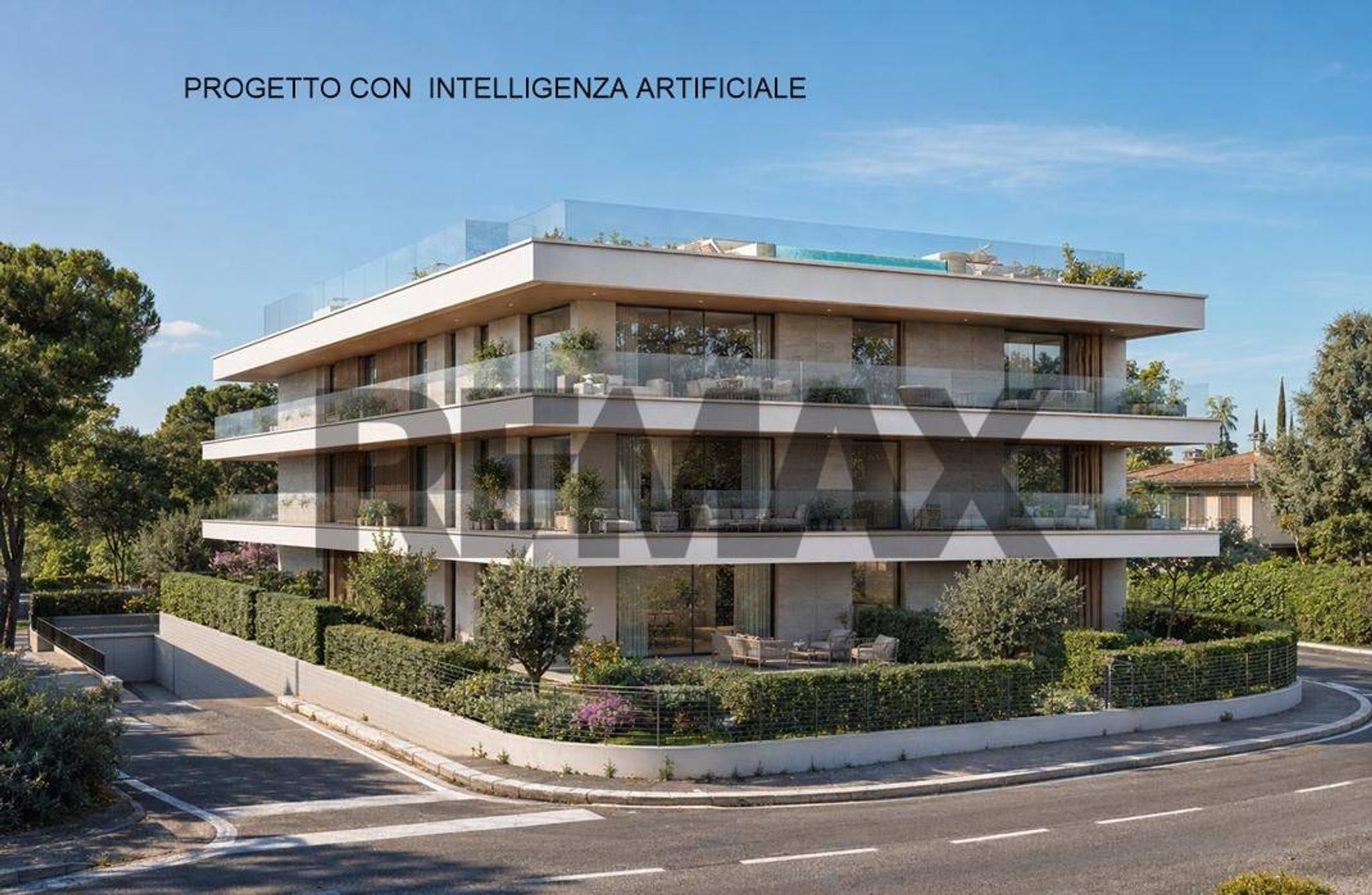 Edificio all'aperto