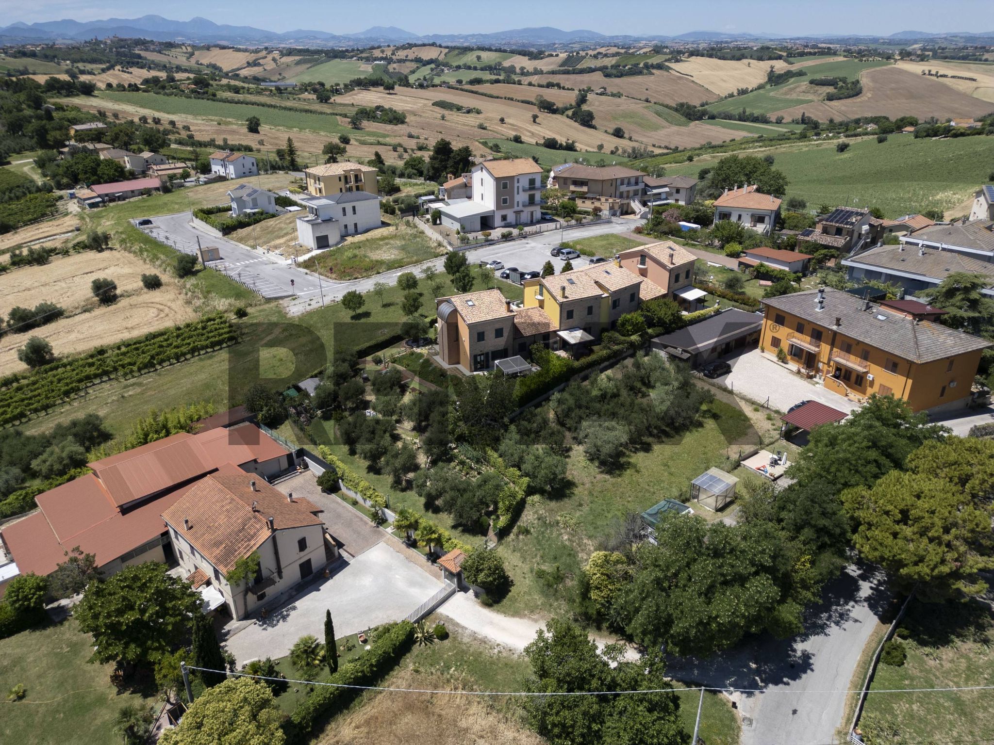 Vista delle montagne