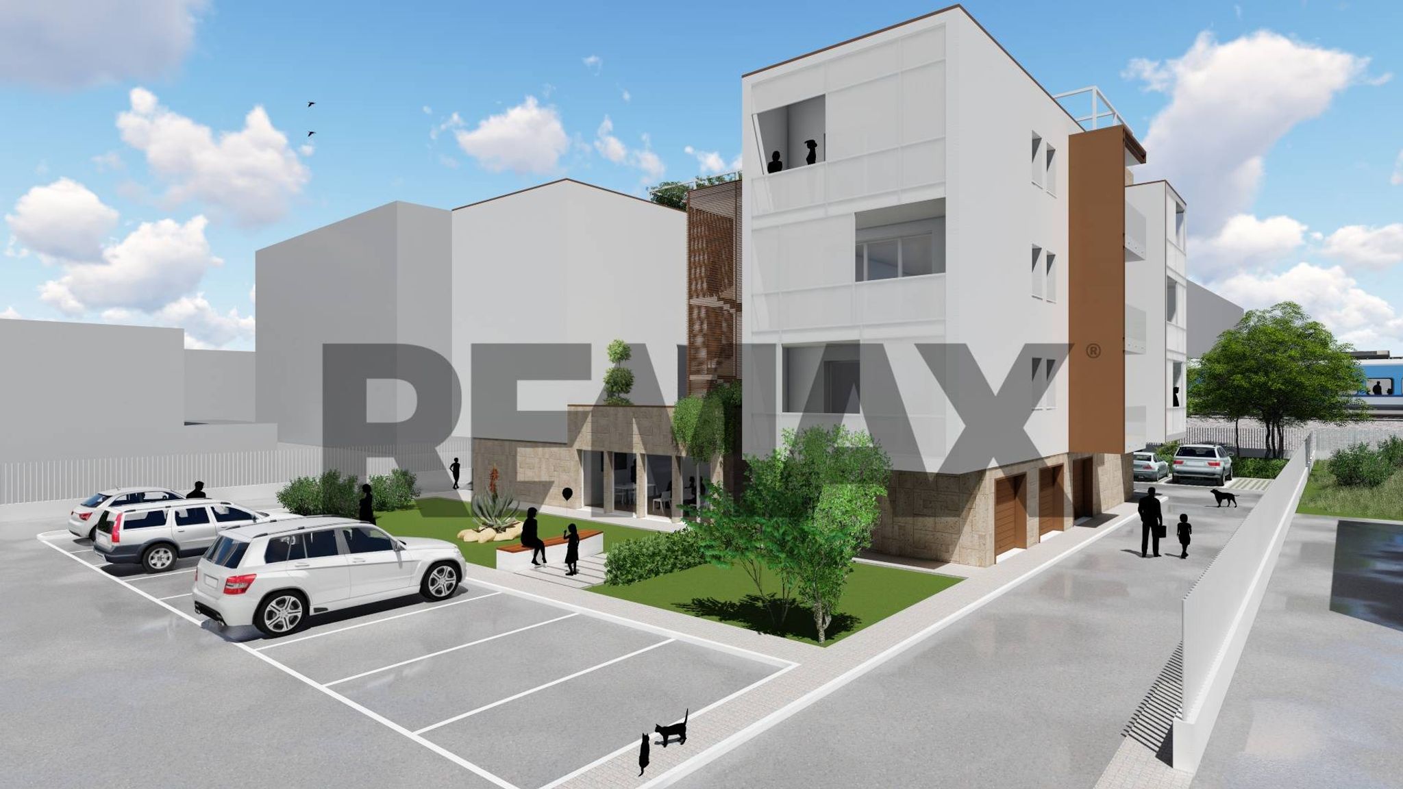 Edificio all'aperto