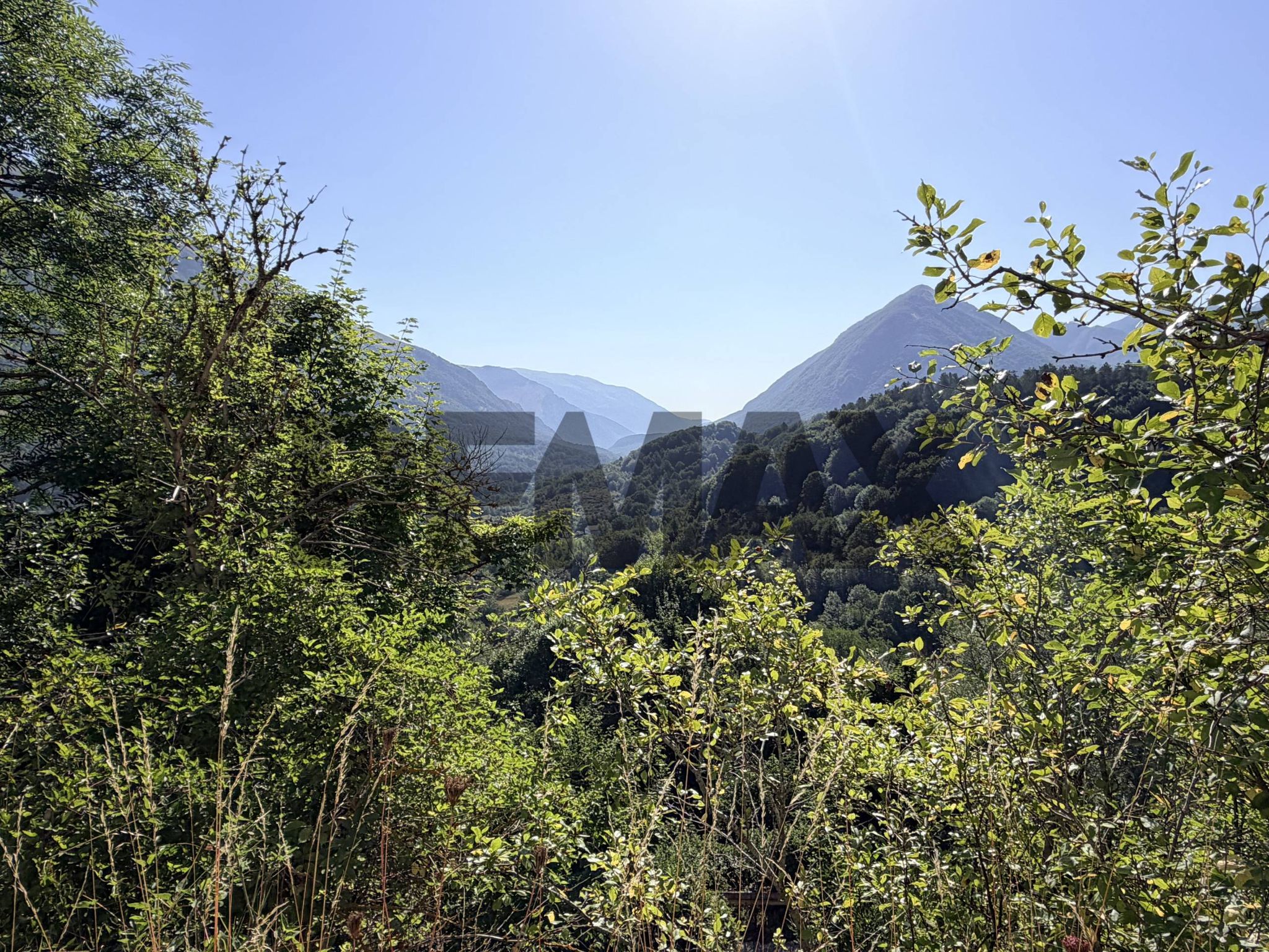 Vista delle montagne