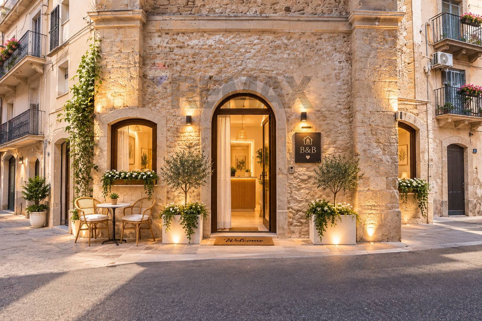 Edificio all'aperto