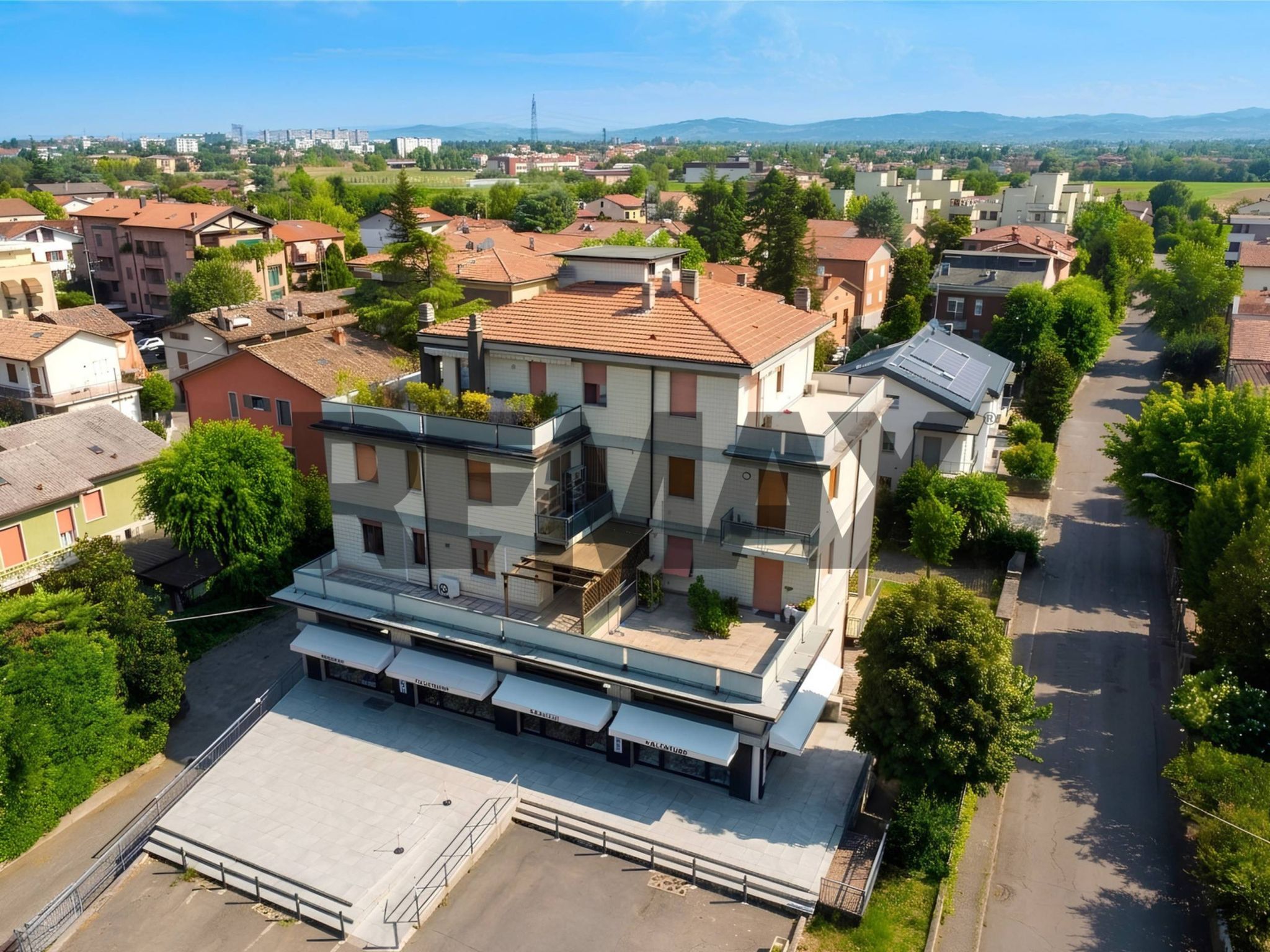 Edificio all'aperto