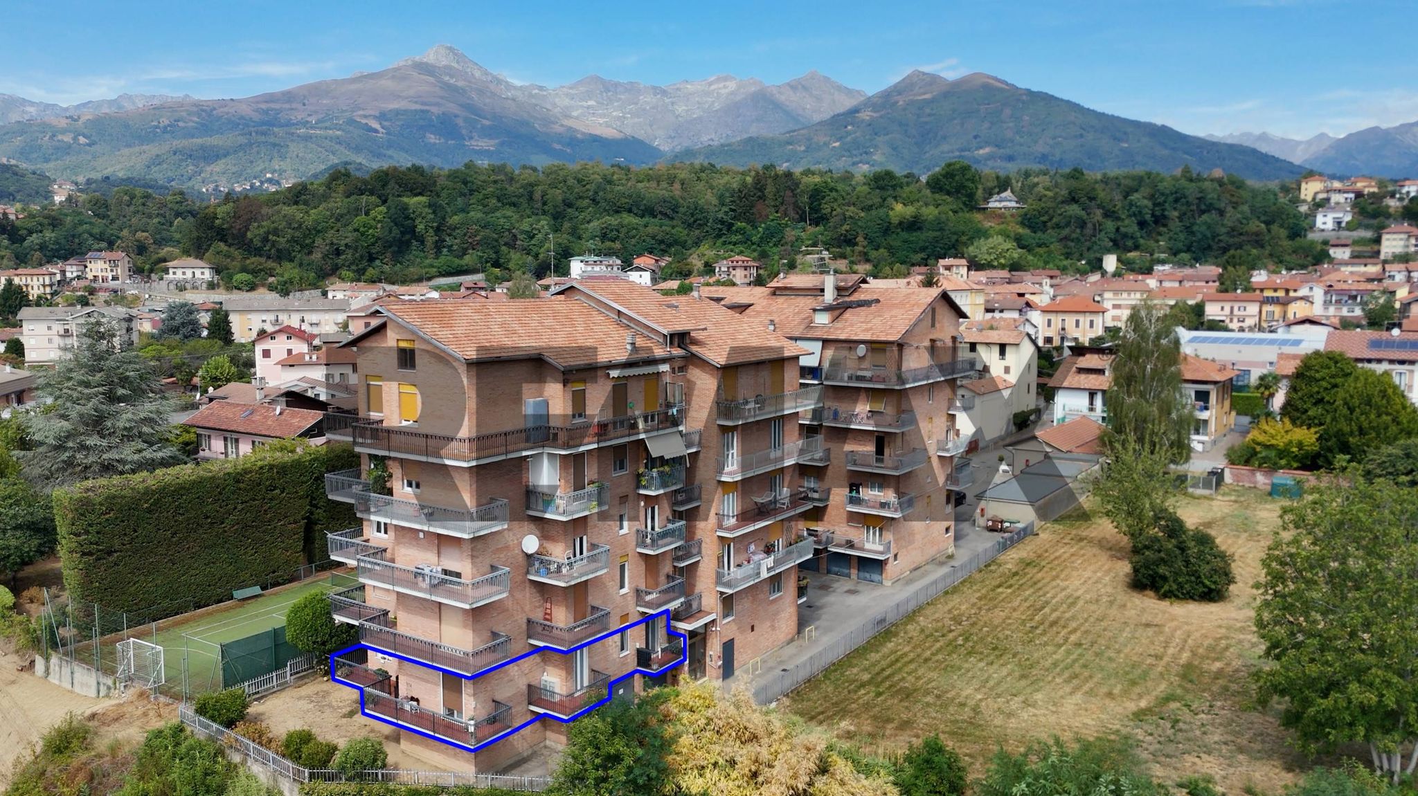 Vista delle montagne