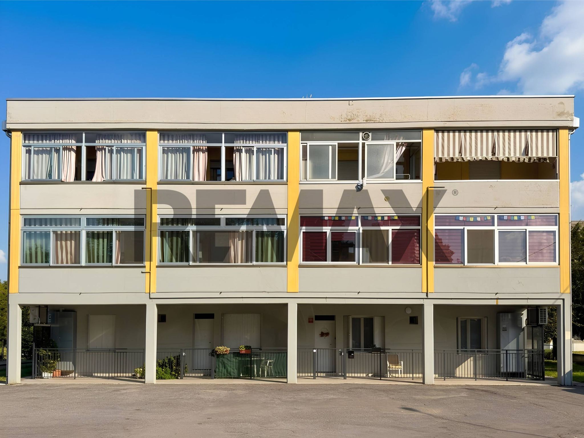 Edificio all'aperto