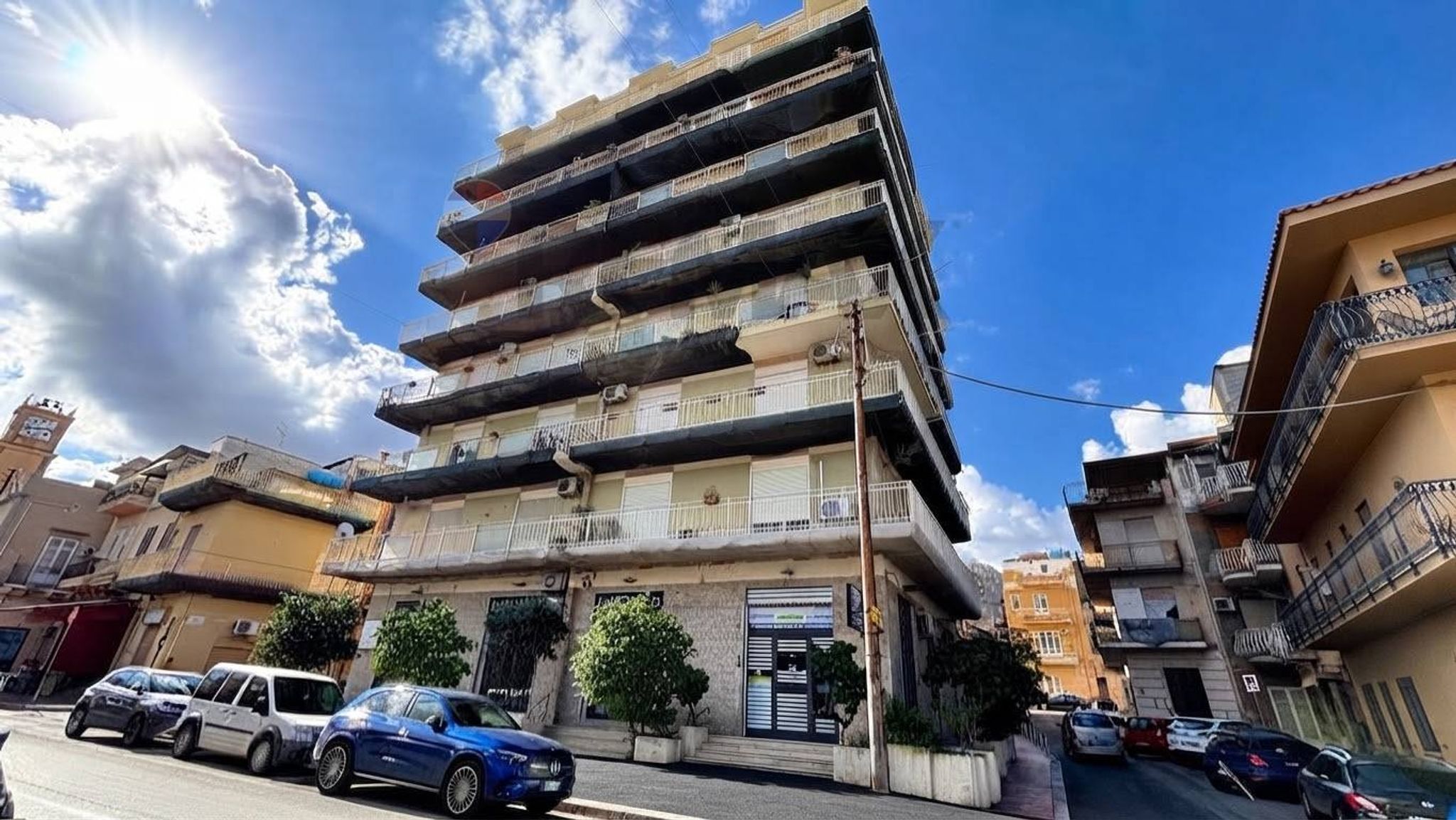 Edificio all'aperto